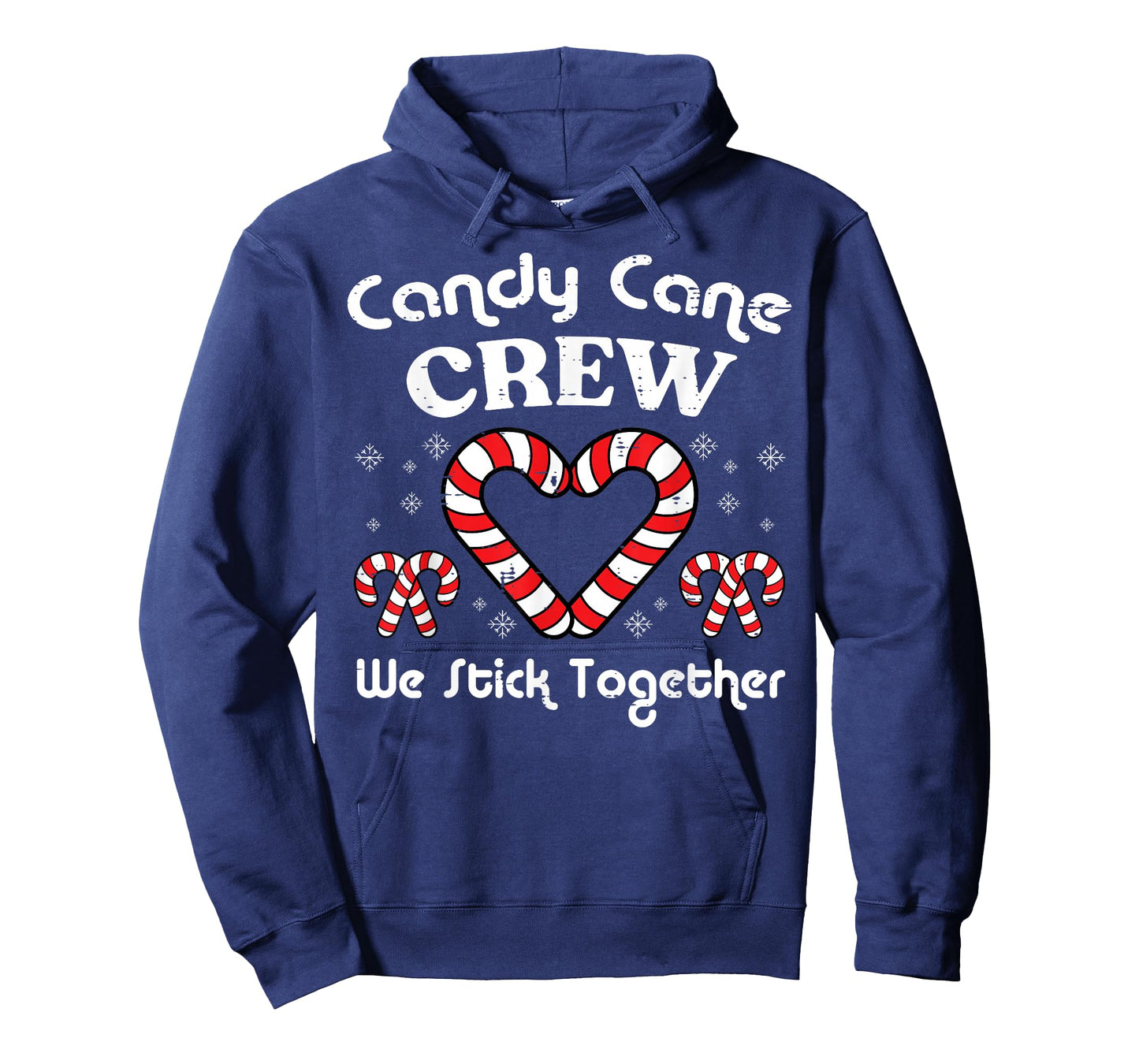 Christmas Candy Cane Crew Stick Together Xmas Women Men Kids T-Shirt