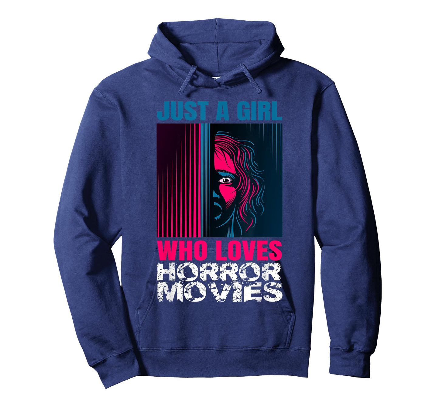 Just A Girl Horror Movies Halloween Costume Horror Movie T-Shirt