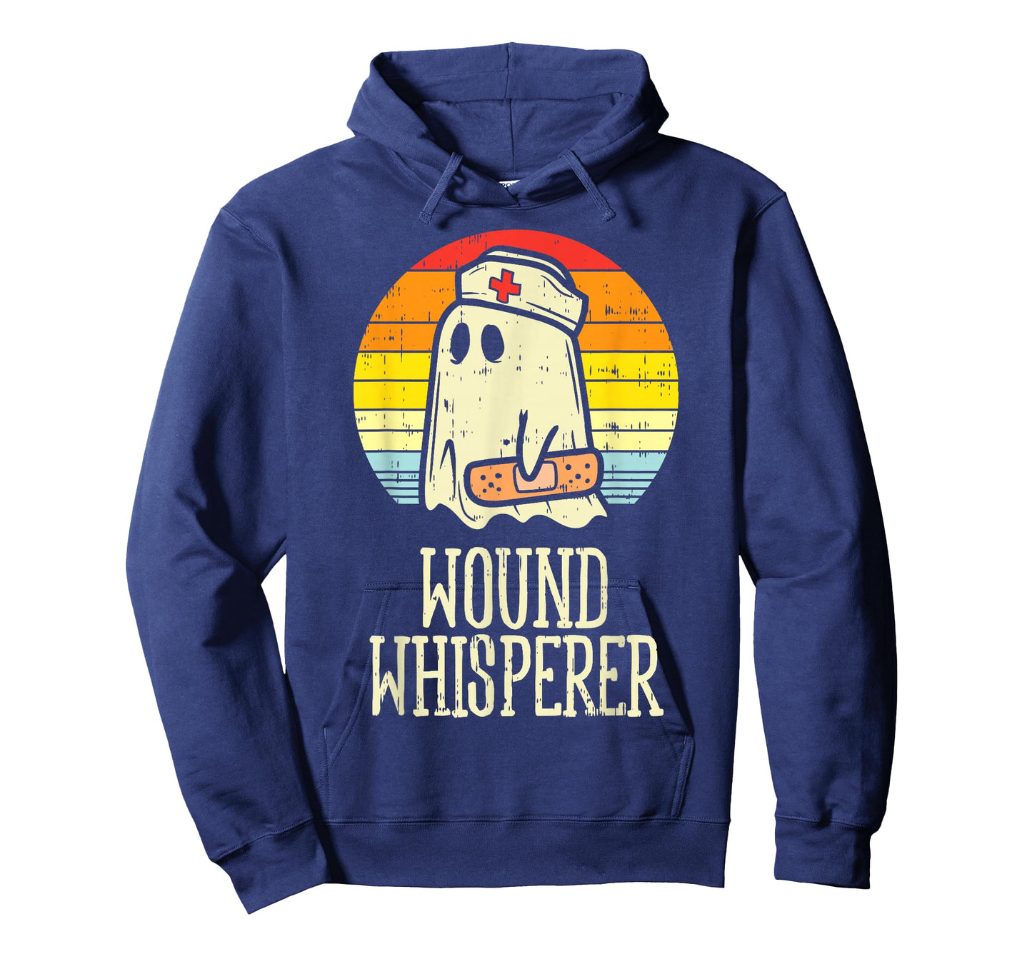 Wound Whisperer Ghost Nurse Boo Halloween Nursing RN T-Shirt