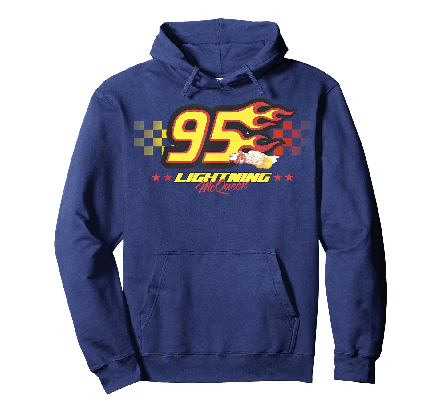 Disney Pixar Cars Lightning McQueen 95 Flame Graphic T-Shirt T-Shirt
