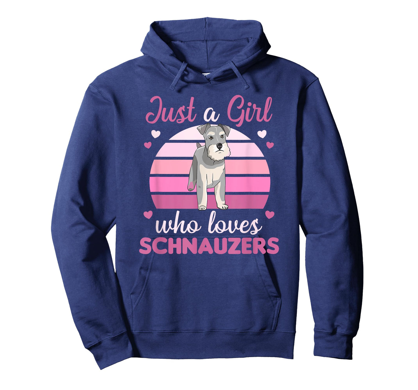 Just a girl who loves schnauzers Dogs For Girls T-Shirt