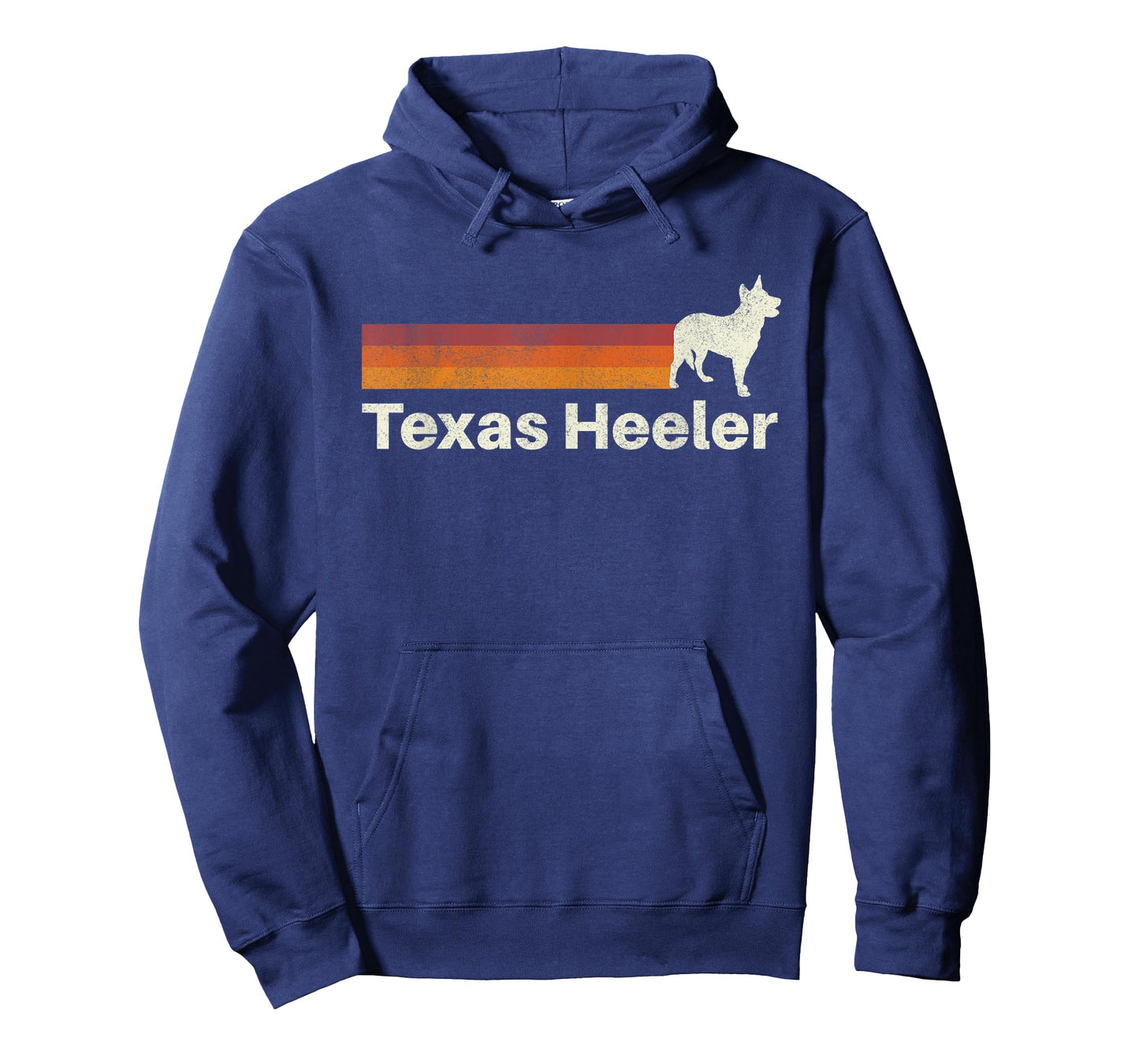 Vintage Texas Heeler Retro Mom Dad Dog T-Shirt