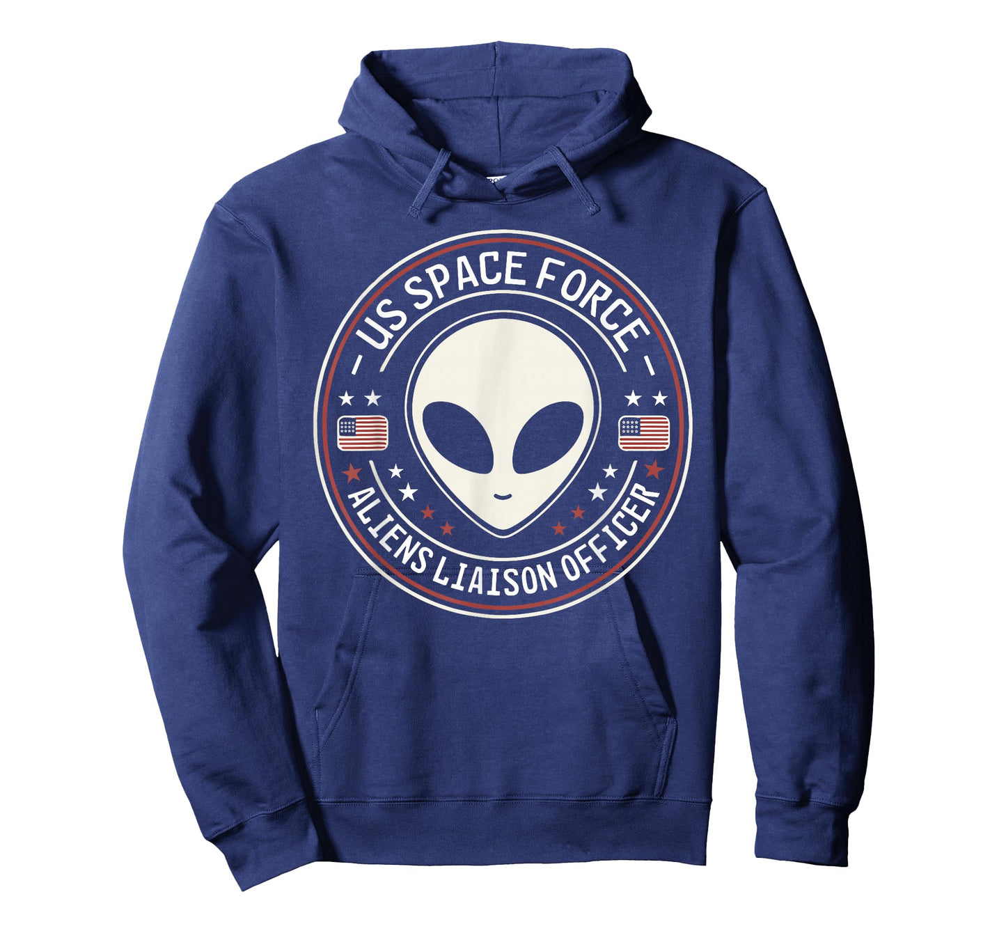 US Space Force Aliens Liaison Officer Funny Alien UFO T-Shirt