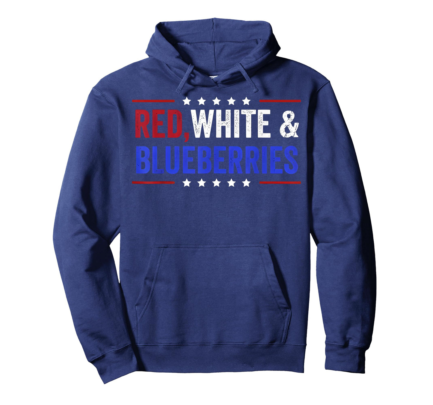 Red White and Blueberries American Patriot Tee T-Shirt