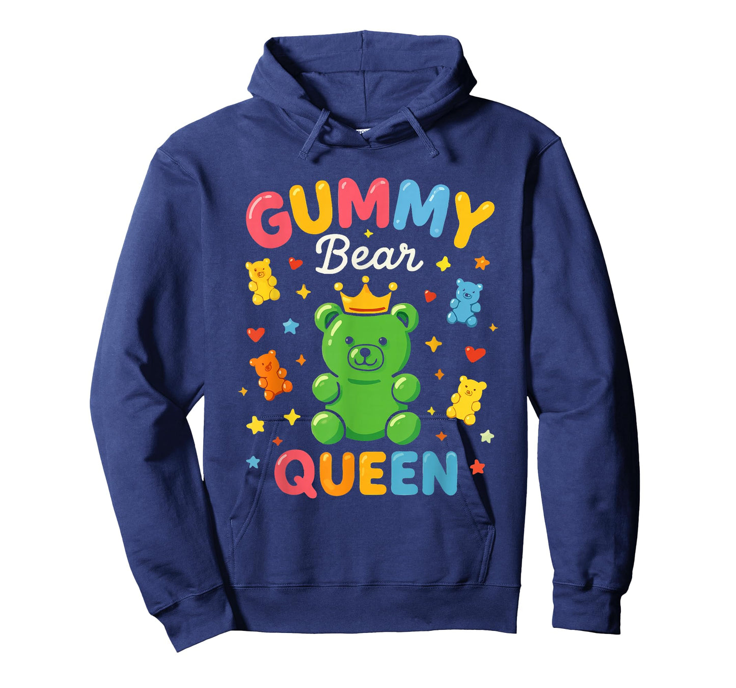 Gummy Bear Queen Funny Candy Lovers Girls Kids Women T-Shirt