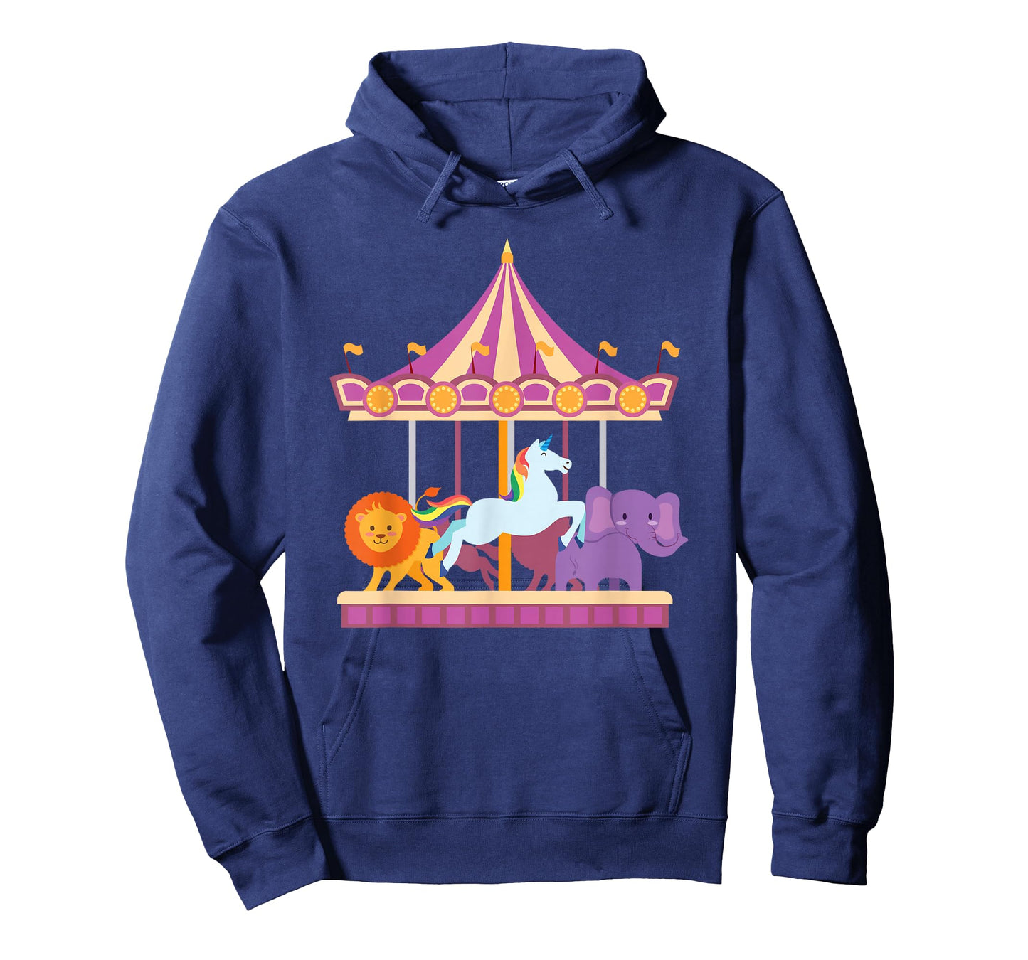 Circus Carousel Shirt Unicorn Lion Elephant T T-Shirt