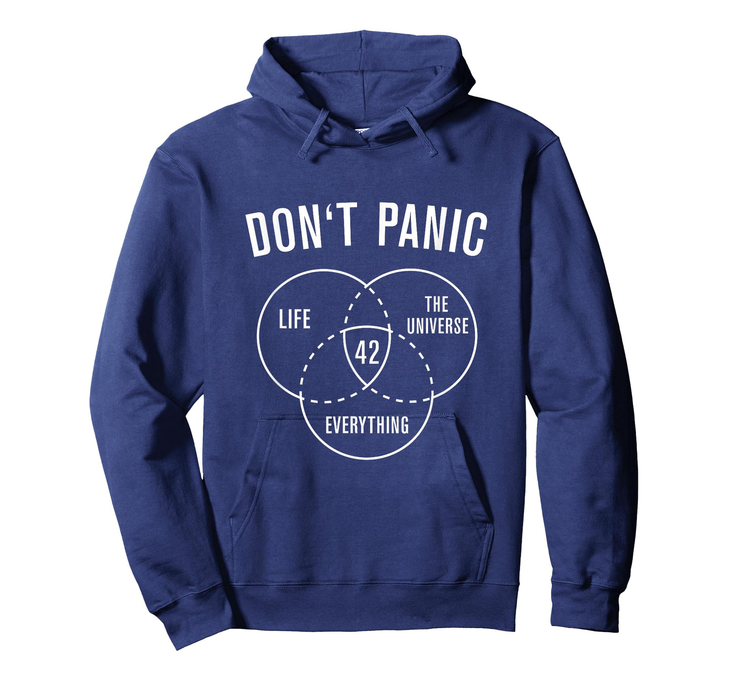 42 Answer to Life Universe and Everything Don't Panic T-Shirt