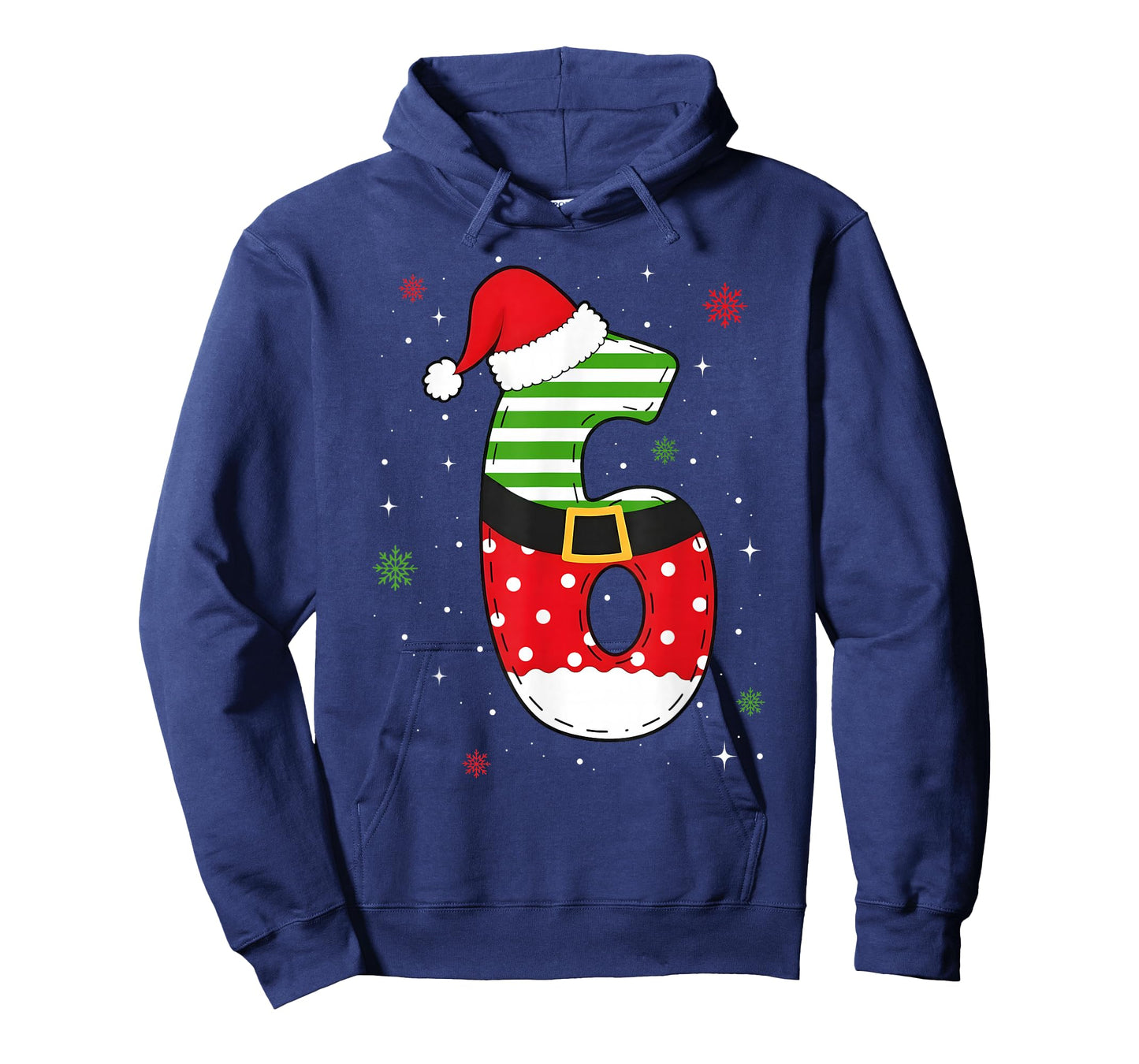 Six Seven Matching 67 Christmas Santa Hat Meme Gen Alpha Z T-Shirt