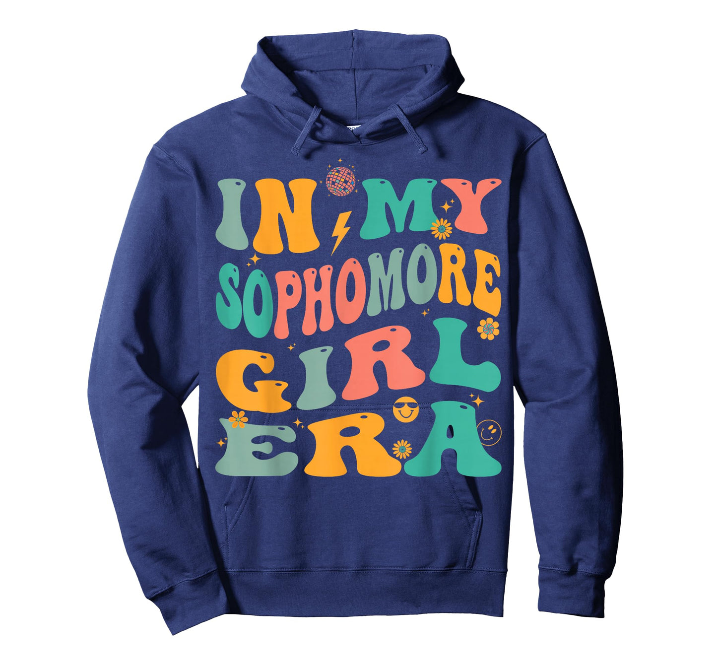 Retro Sophomore Girl Groovy T-Shirt