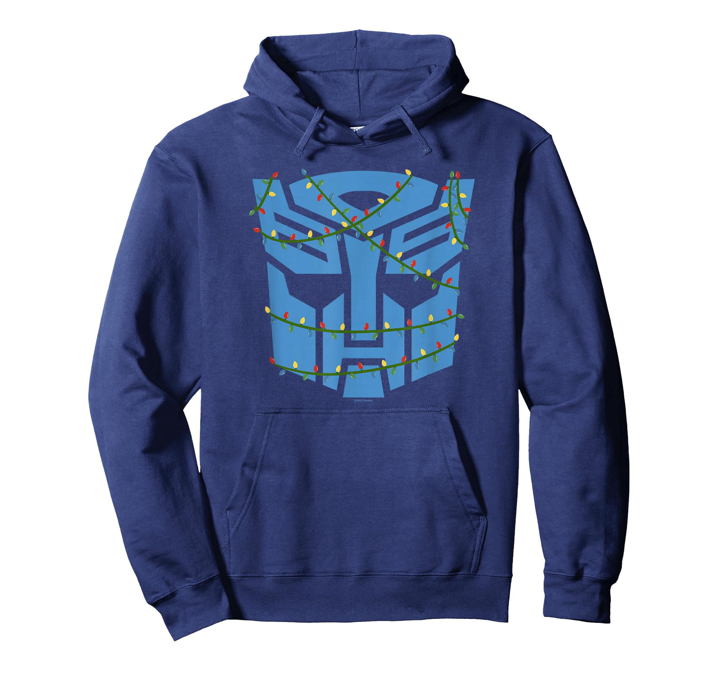 Transformers Autobots Logo Christmas Light Wrap Up T-Shirt