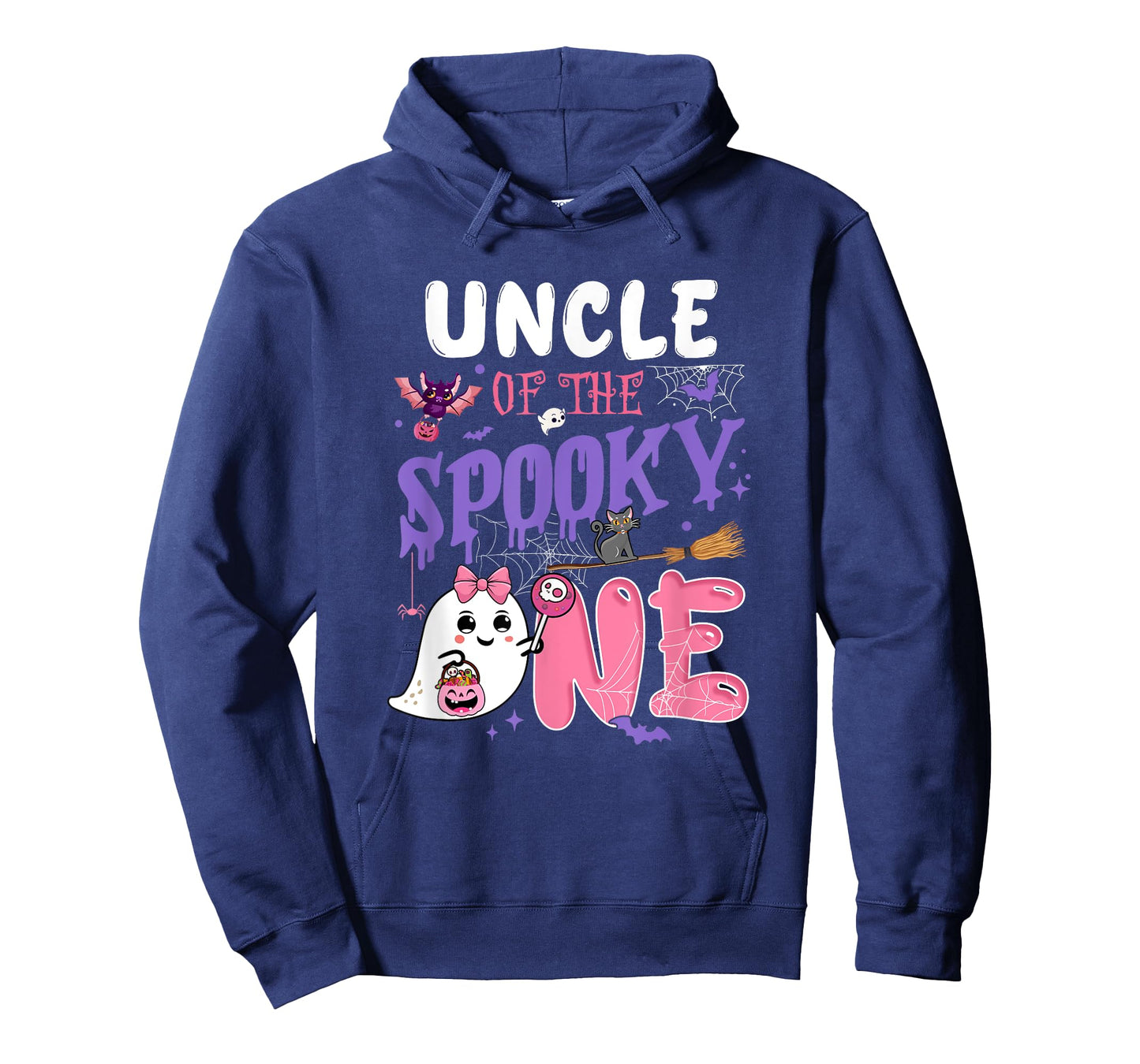 Uncle Of The Spooky One 1St Birthday Girl Halloween Ghost T-Shirt