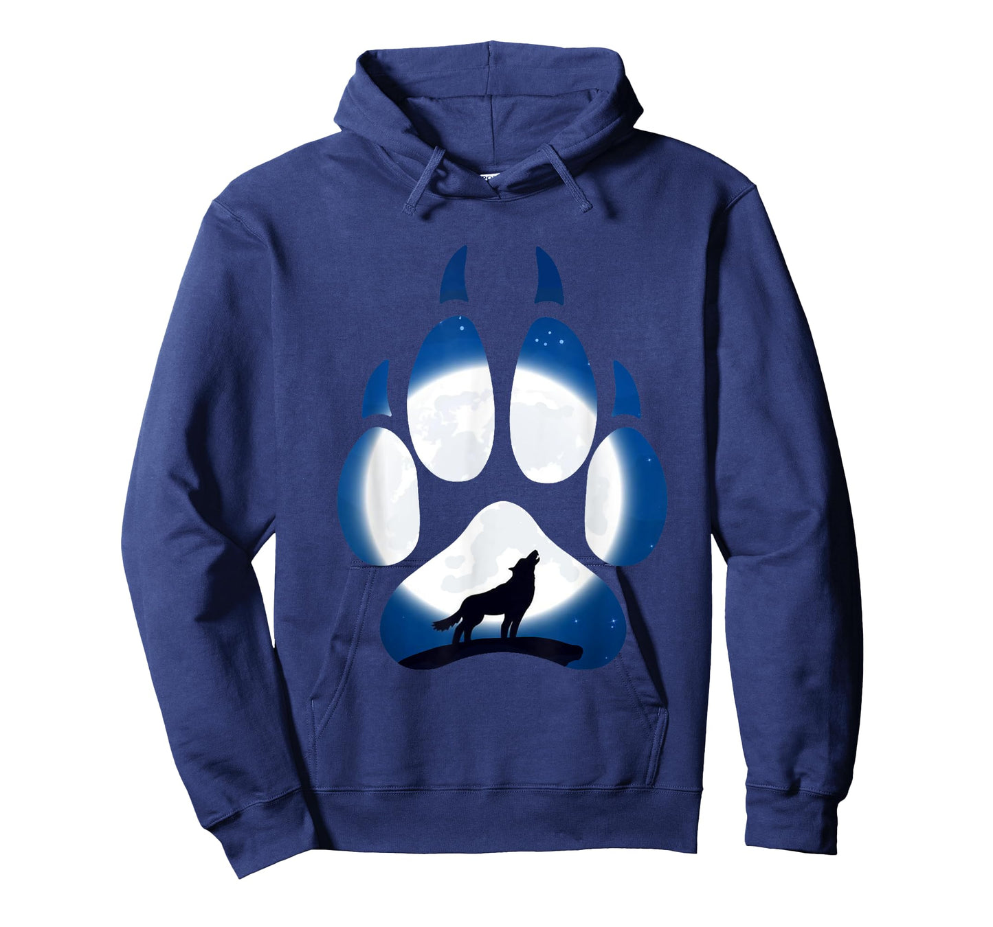 Wolf Paw Moonlight Predator Pack Wolf House Gift T-Shirt
