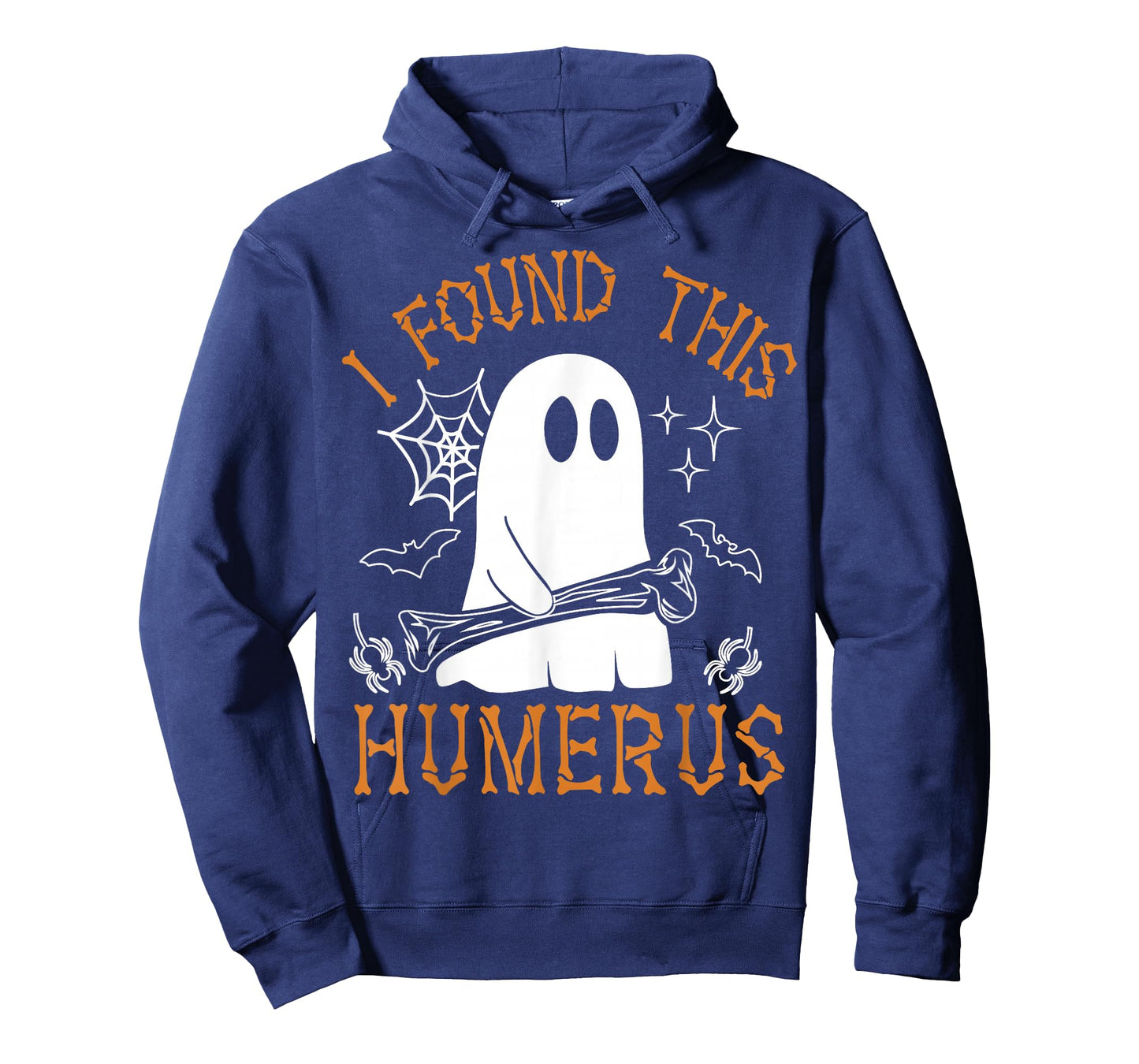 I Found This Humerus Funny Halloween Ghost Skeleton Womens T-Shirt