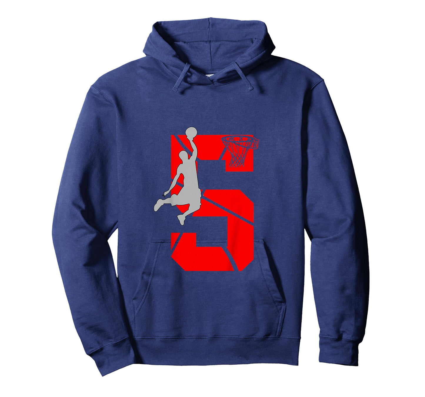 5 Year Old 5th Basketball Birthday PartyTheme Boys Girls T-Shirt