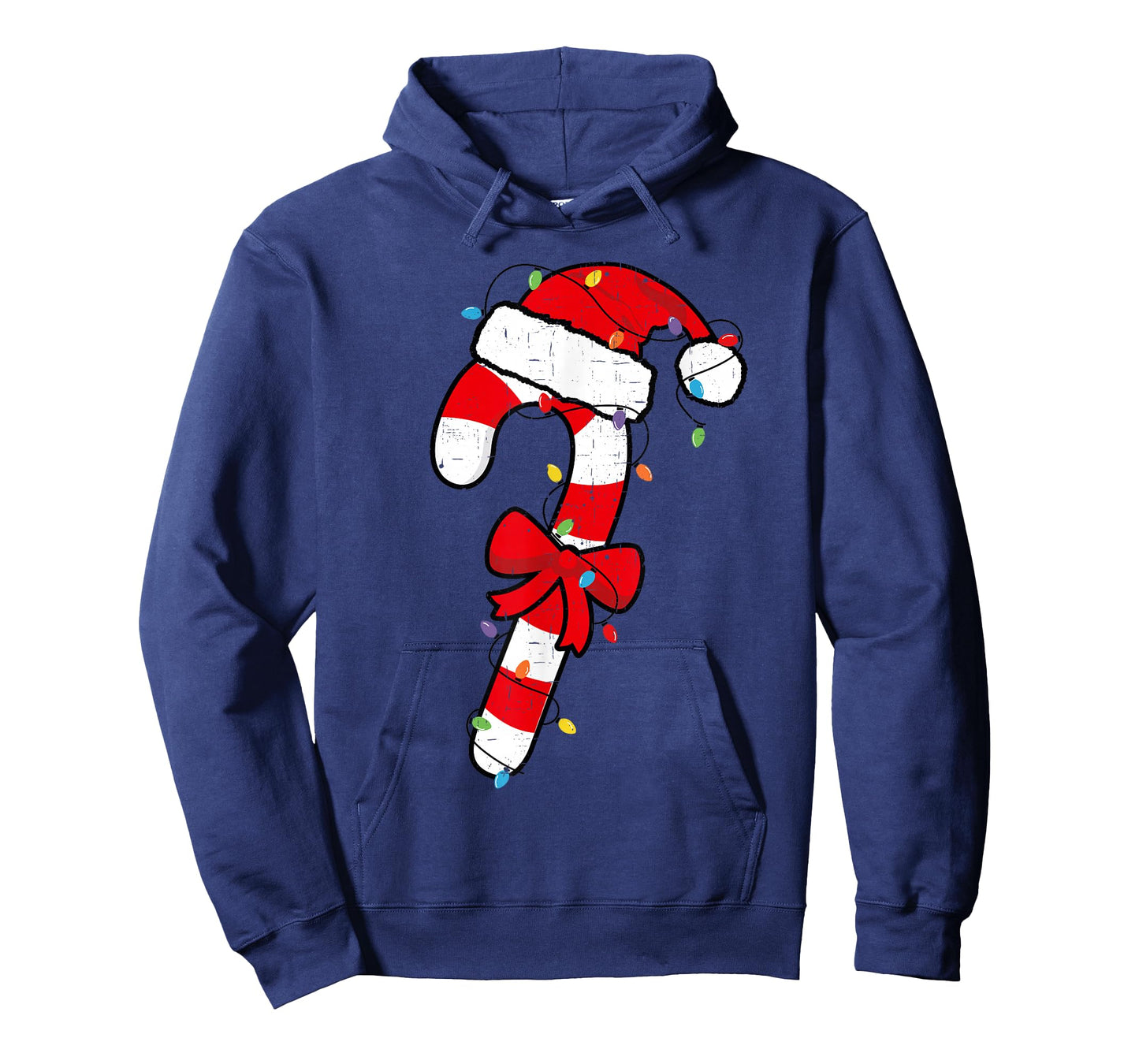 Christmas Candy Cane Santa Xmas Kids Toddler Youth Women Men T-Shirt