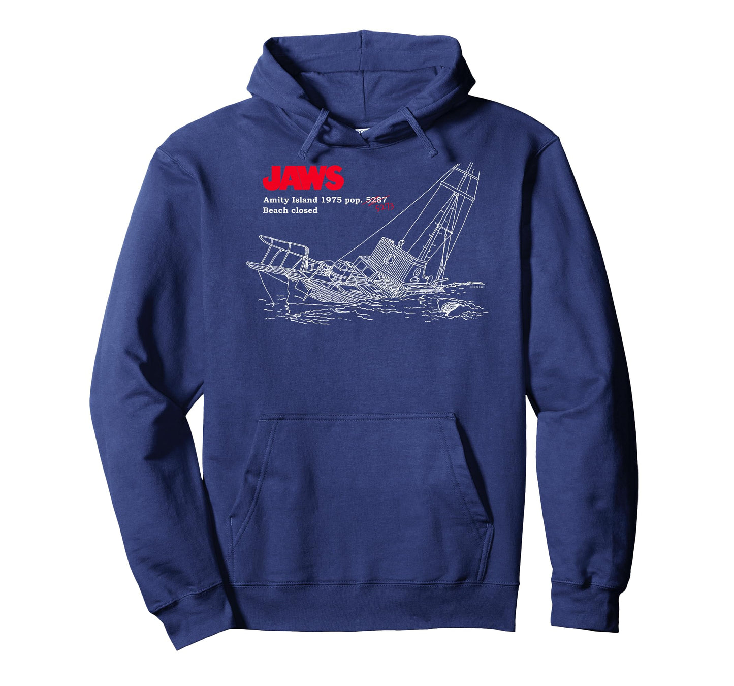 Jaws Amity Island Boat T-Shirt