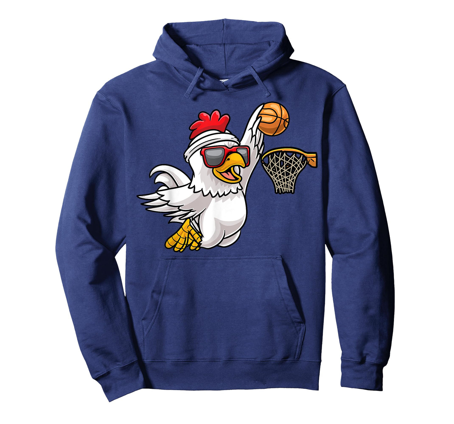 Chicken Playing Basketball Player Game Kids T-Shirt