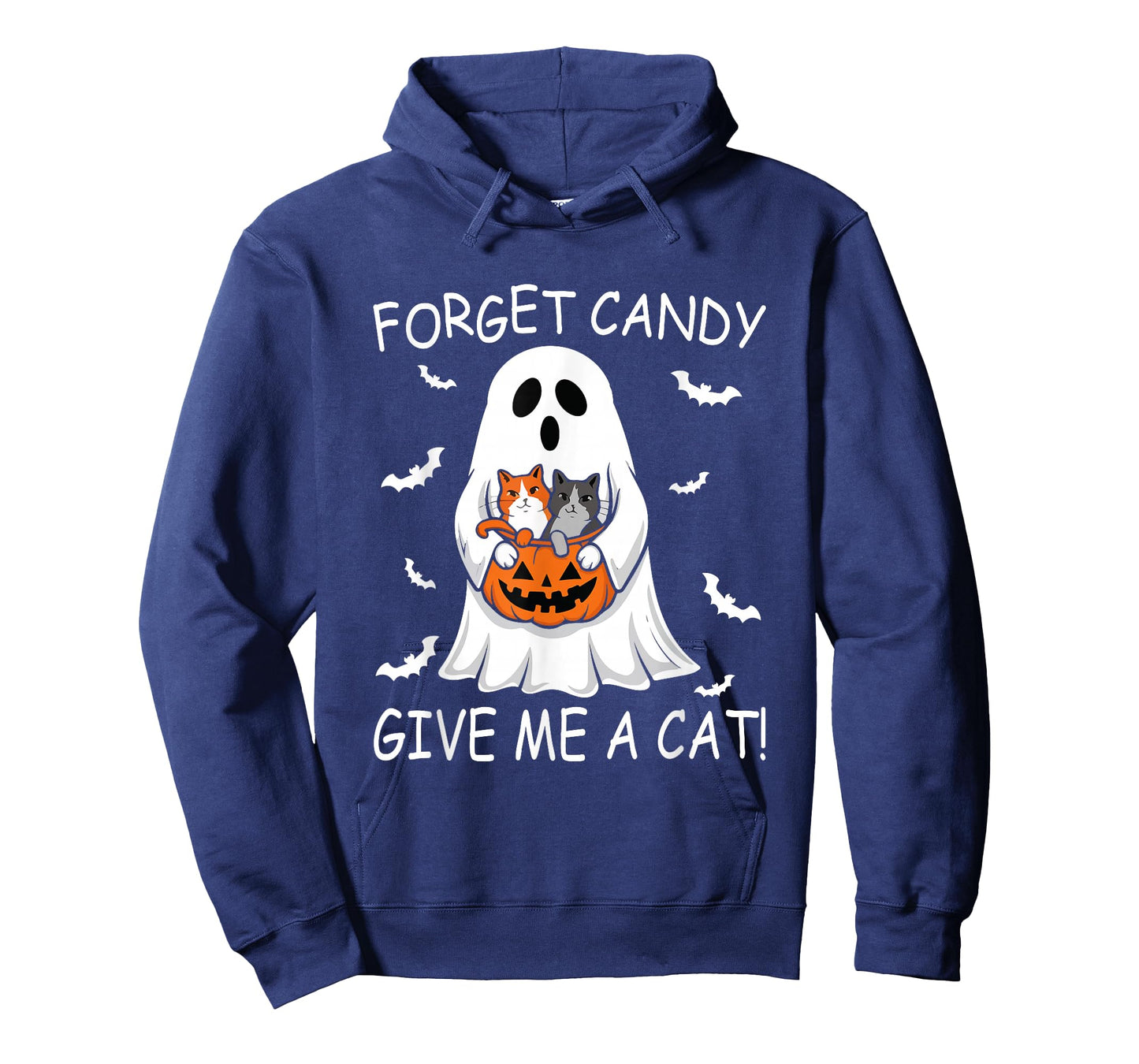 Forget Candy Give Me Cat lover Ghost Funny Halloween T-Shirt