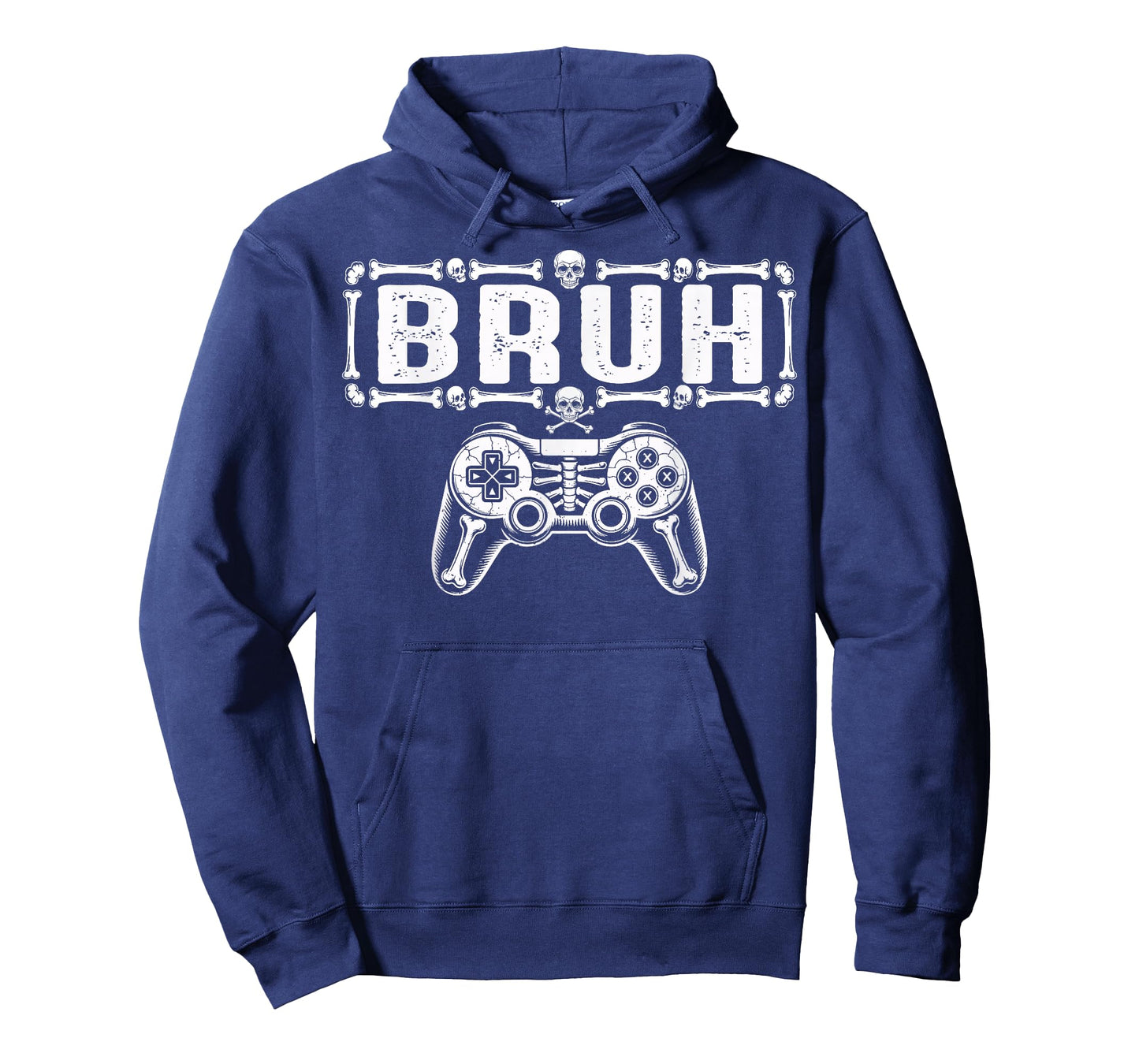 Halloween Skeleton Gamer Bruh Funny Video Gaming Boys Kids T-Shirt