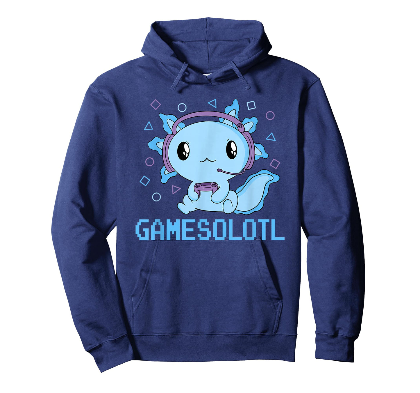 Funny Gamesolotl Kawaii Gaming Axolotl Video Gamer Boys Kids T-Shirt