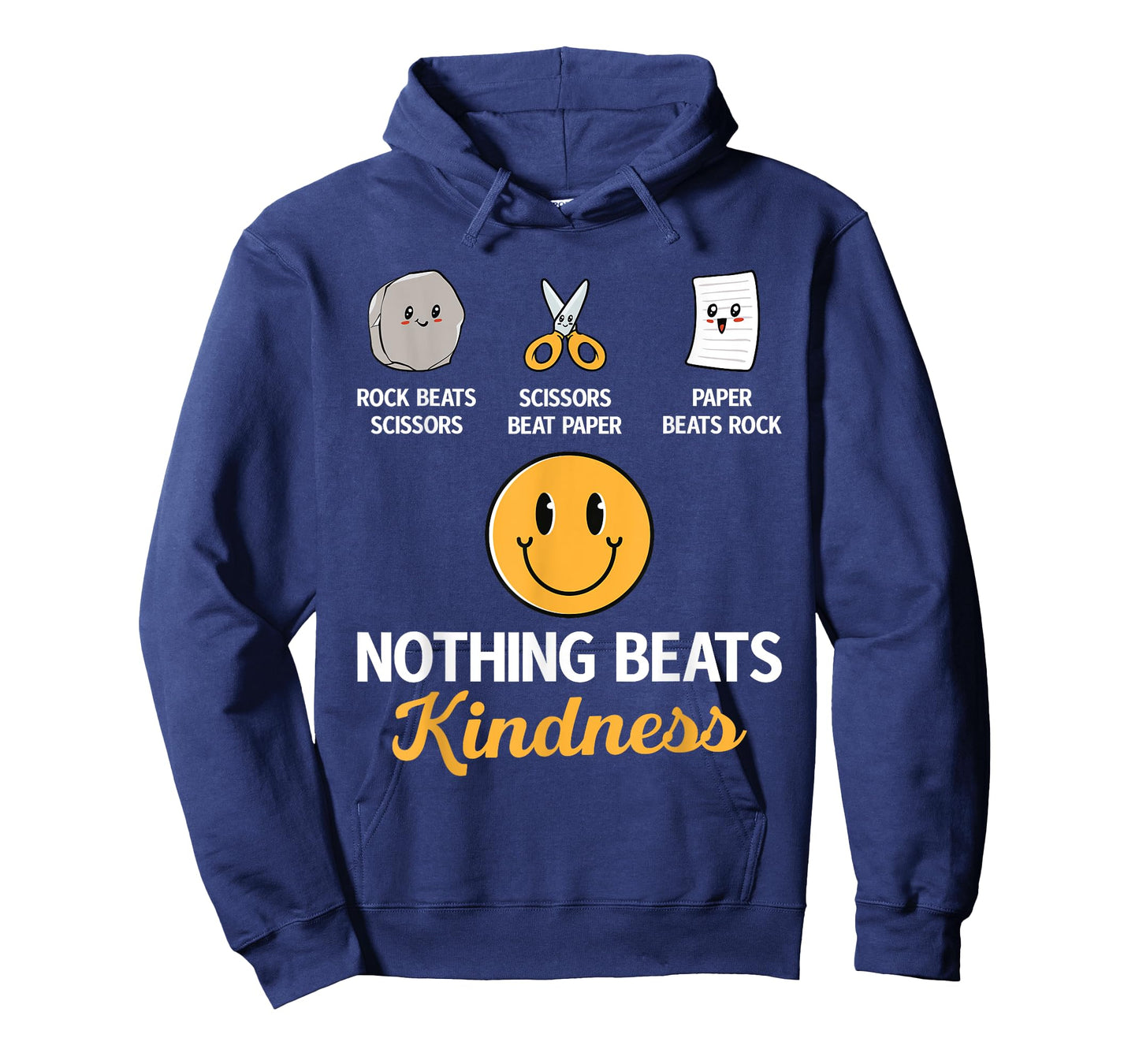 Rock Paper Scissors Nothing Beats Kindness T-Shirt