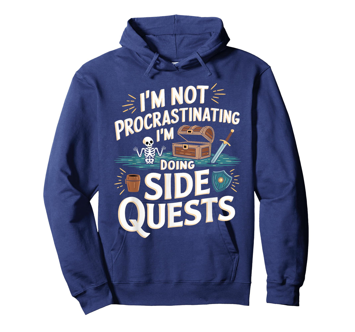 I'm Not Procrastinating Funny Side Quests Gamer T-Shirt