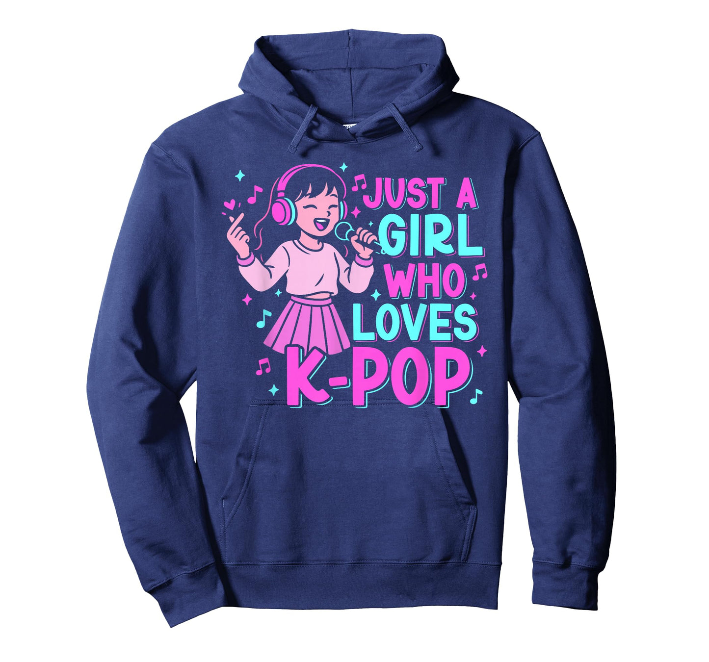 Just A Girl Who Loves Kpop Lover Cute K-Pop Girl Graphic T-Shirt
