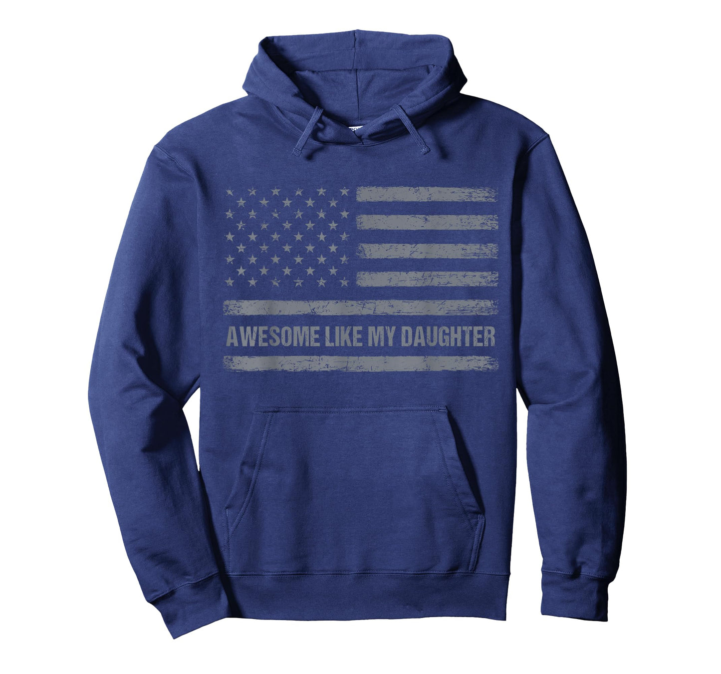Awesome Like My Daughter USA Flag 4th of July Parents' Day T-Shirt