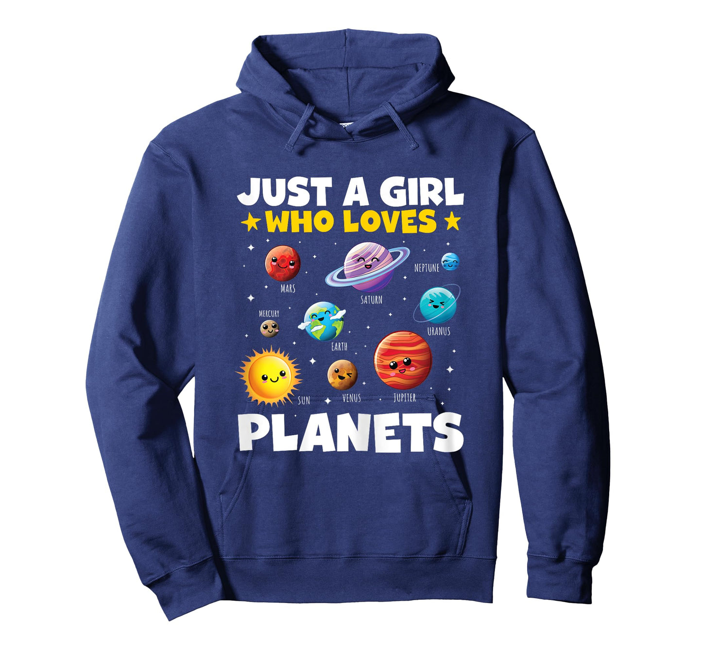 Just a Girl Who Loves Planets Solar Space Science Lover STEM T-Shirt