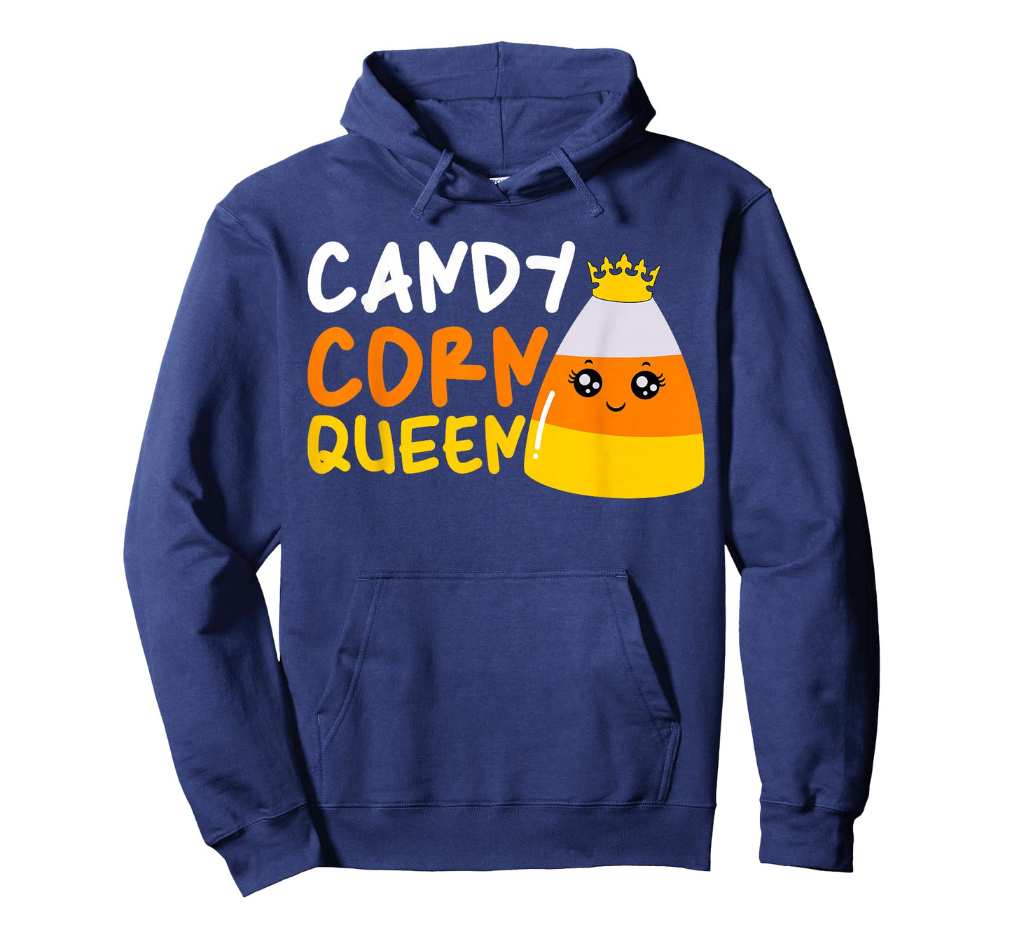 Candy Corn Queen Costume Halloween Cute Kawaii Crown Girls T-Shirt