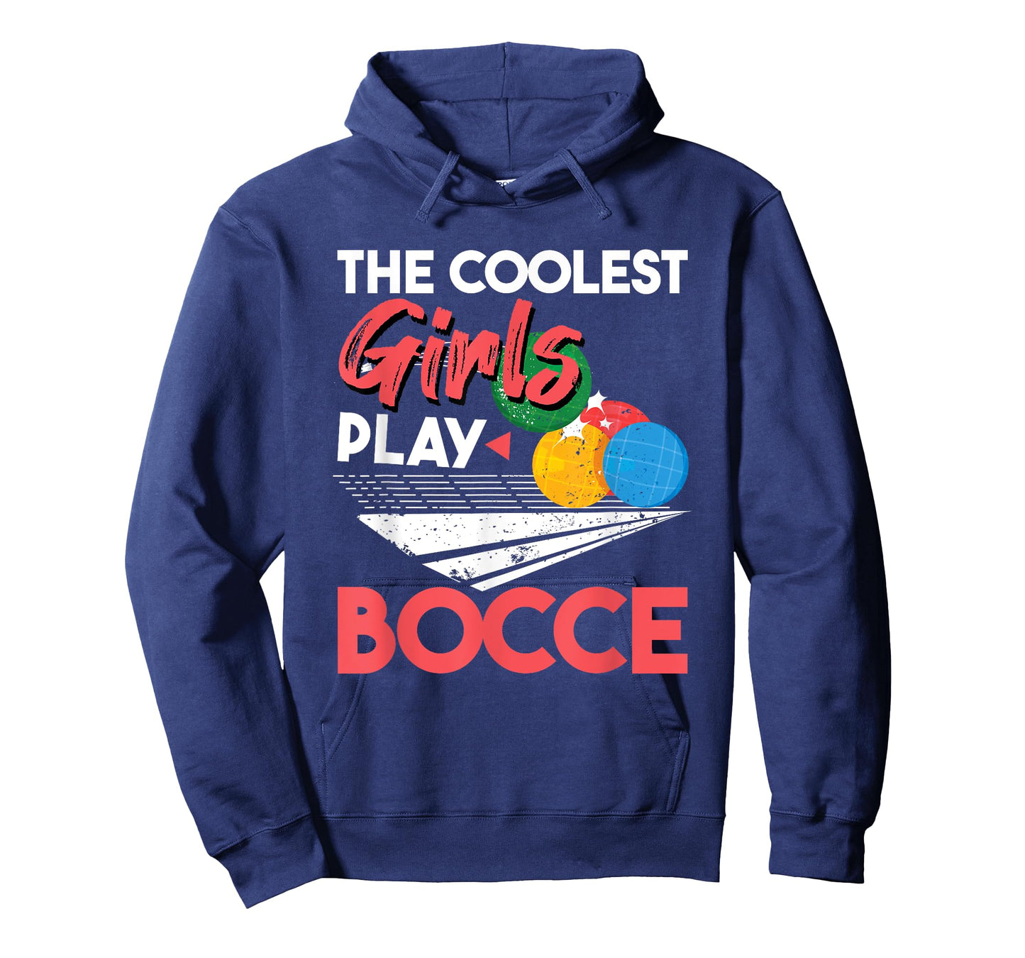Cool Girls Play Italian Bocce, Women Bocce Ball Player T-Shirt