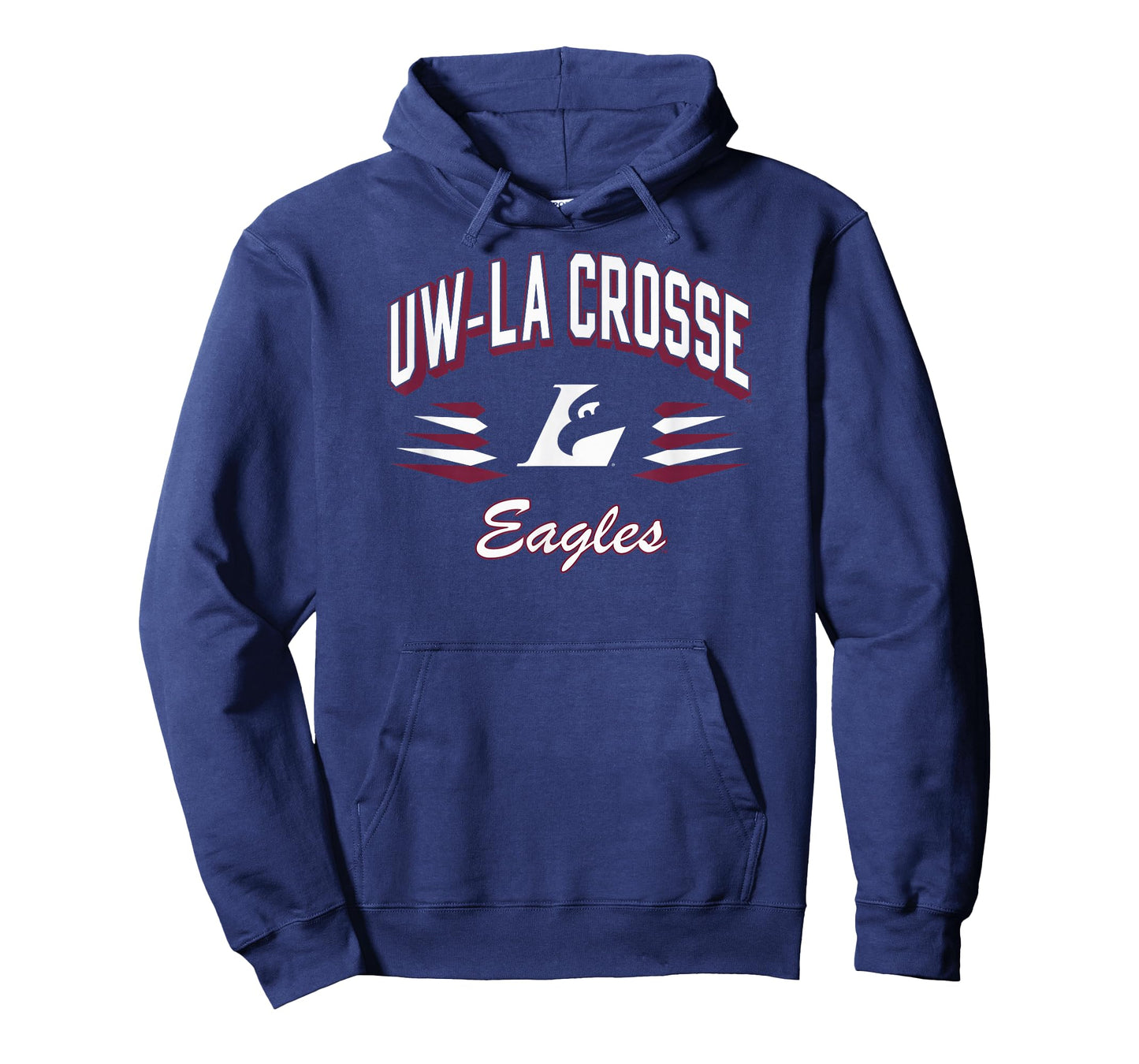 Wisconsin La Crosse Eagles Retro Diamond Black T-Shirt