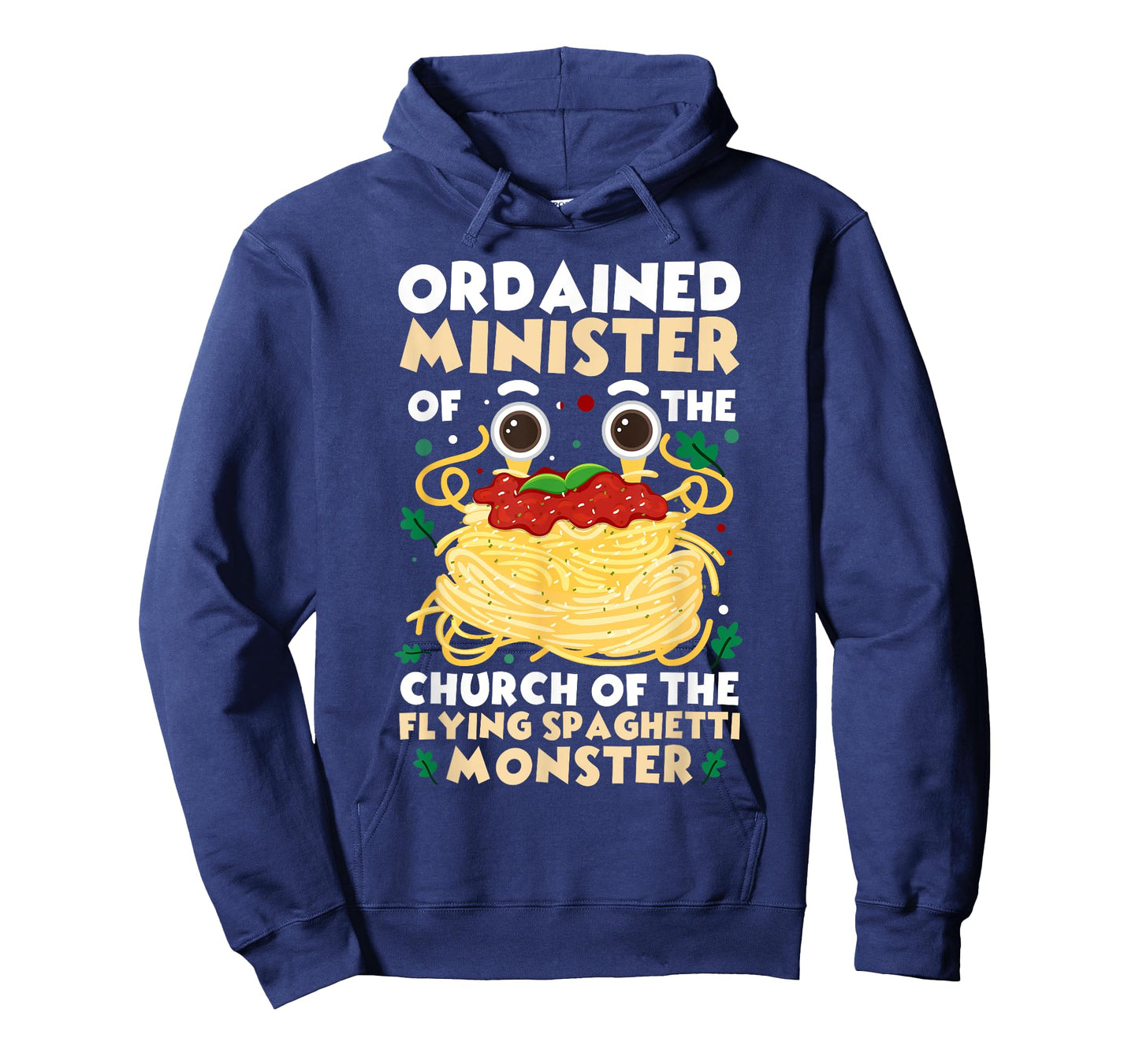 Ordained Minister Flying Spaghetti Monster FSM Pastafarian T-Shirt