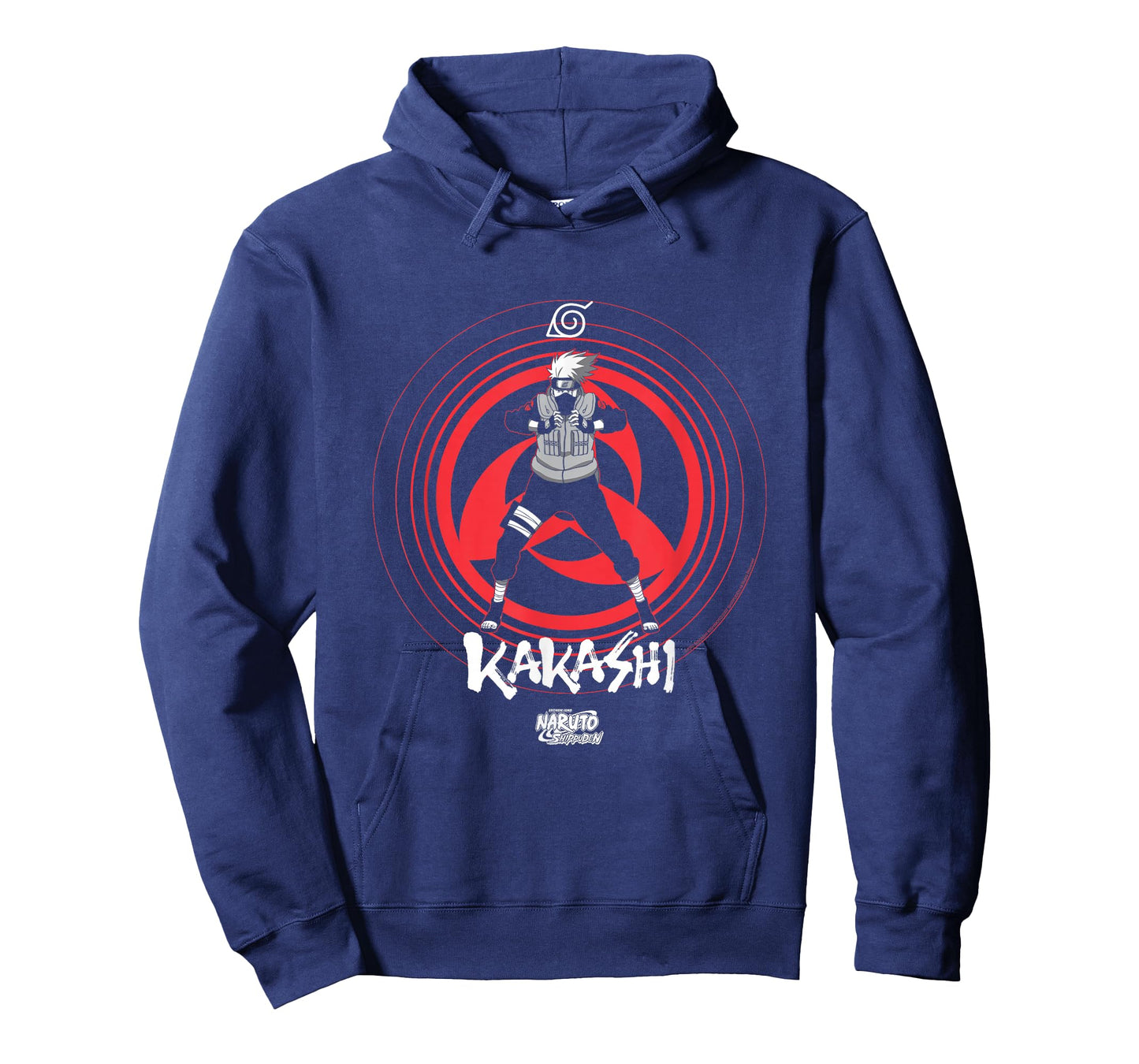 Naruto Shippuden Kakashi Shares an Eye Symbol Anime T-Shirt