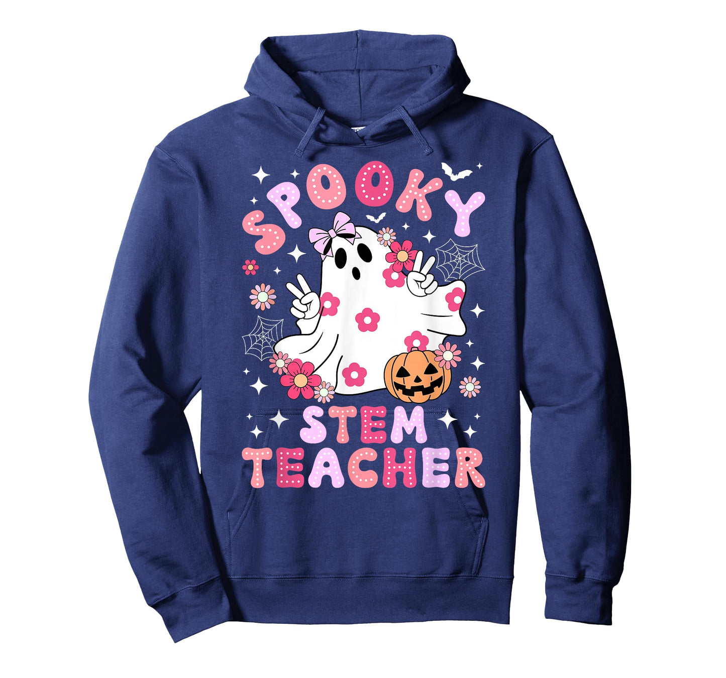 Spooky STEM Teacher Halloween STEM Teacher Groovy T-Shirt