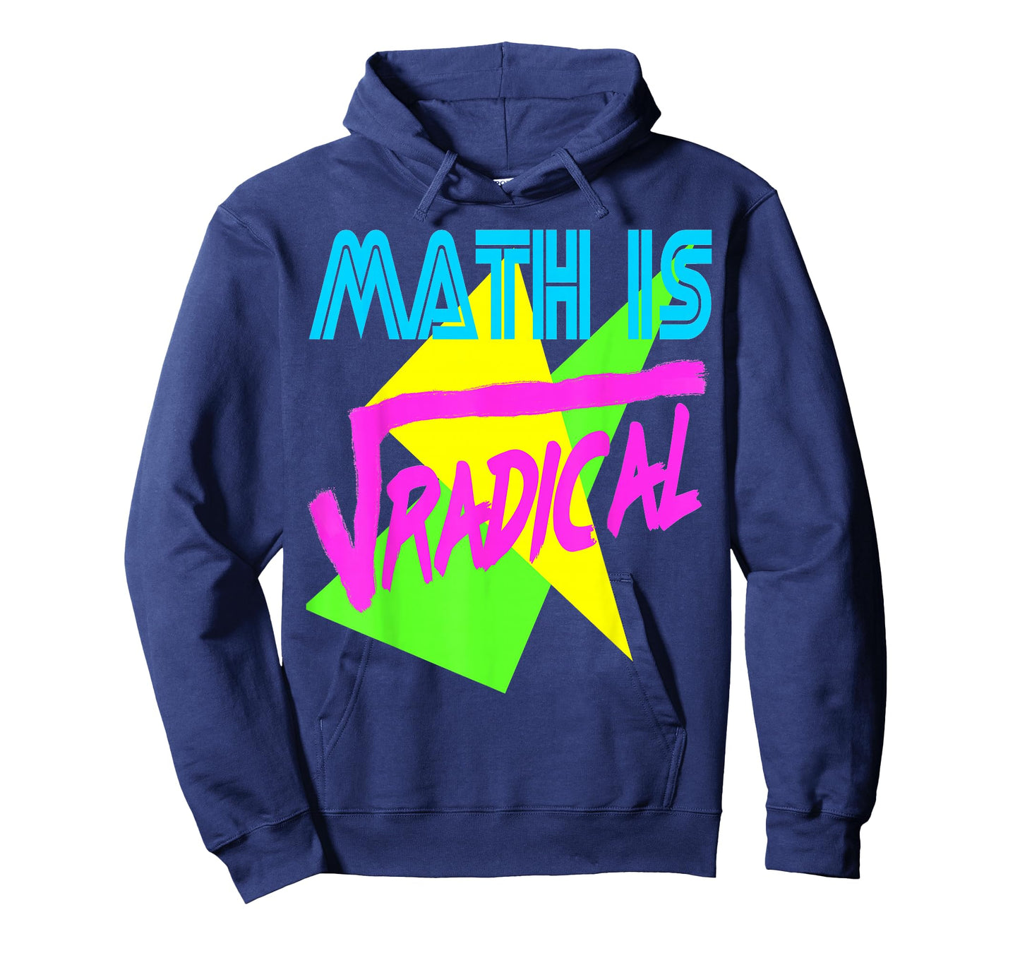 Funny Math Is Radical Retro 80s Vintage Algebra Teacher T-Shirt