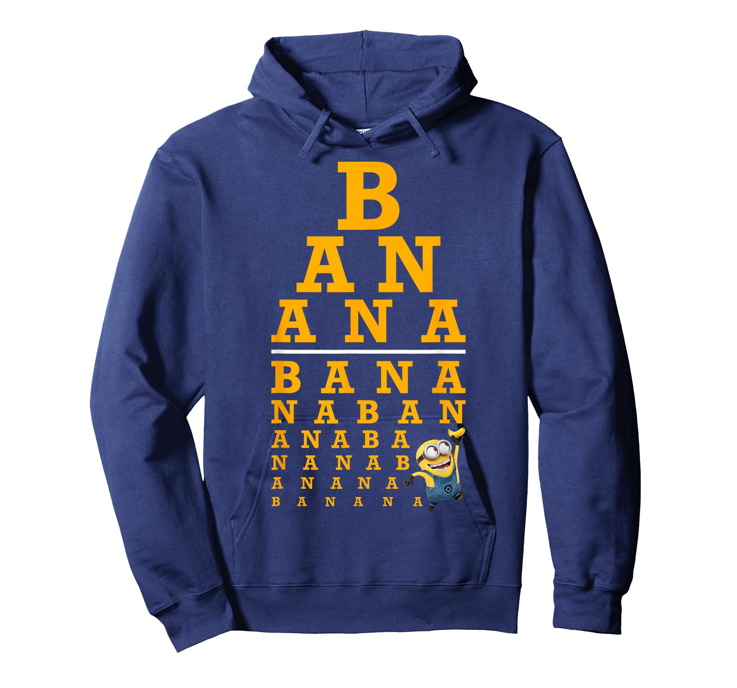 Despicable Me Minions Banana Text Stack T-Shirt