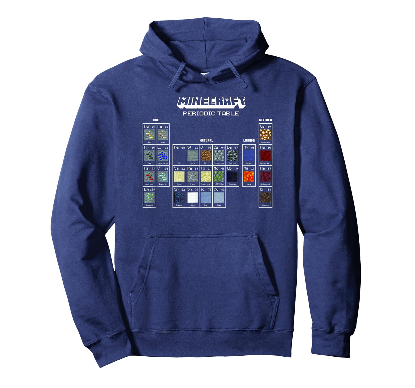 Minecraft Periodic Table Of Blocks T-Shirt