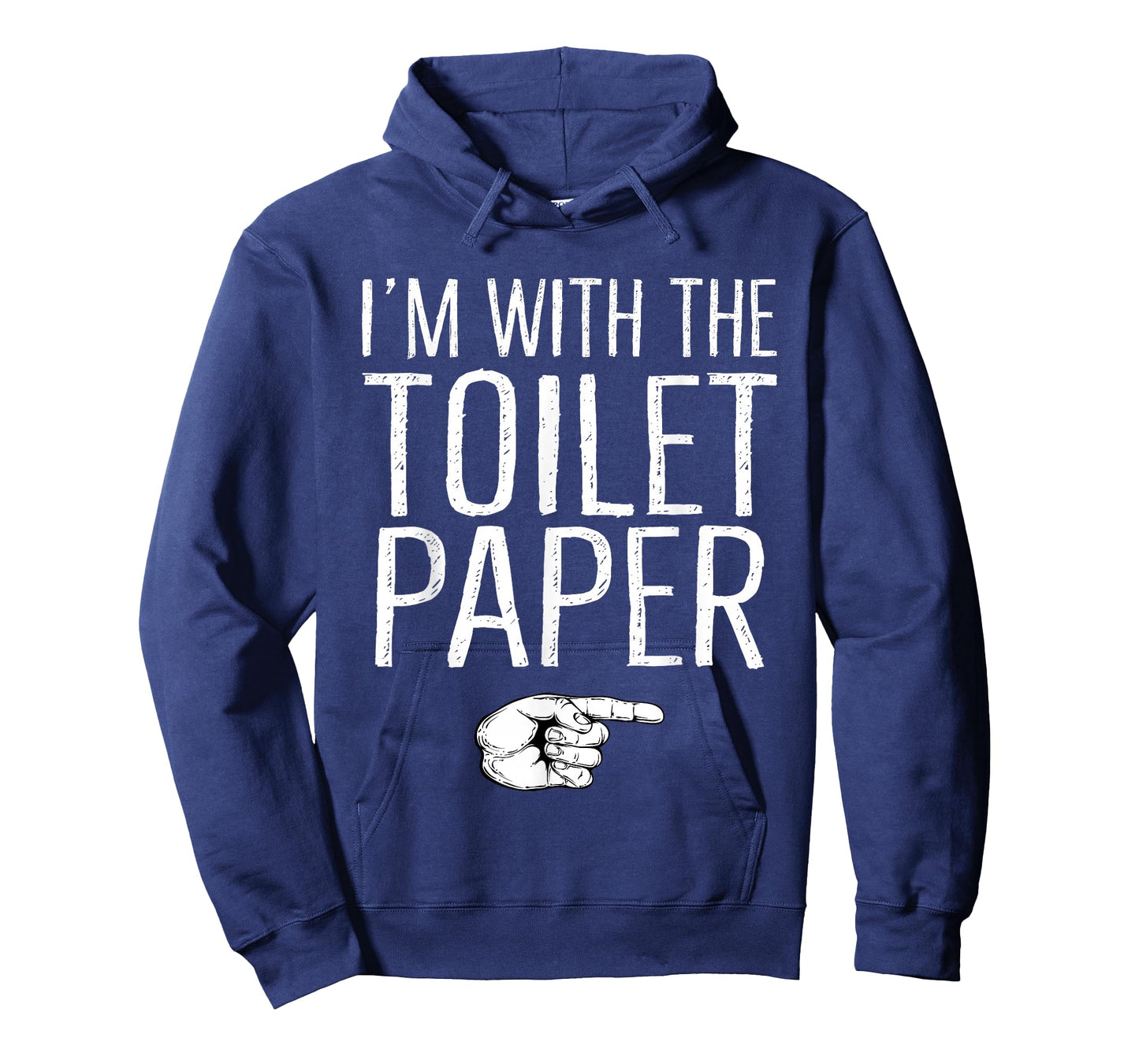 I'm With The Toilet Paper Matching Costume Halloween Party T-Shirt