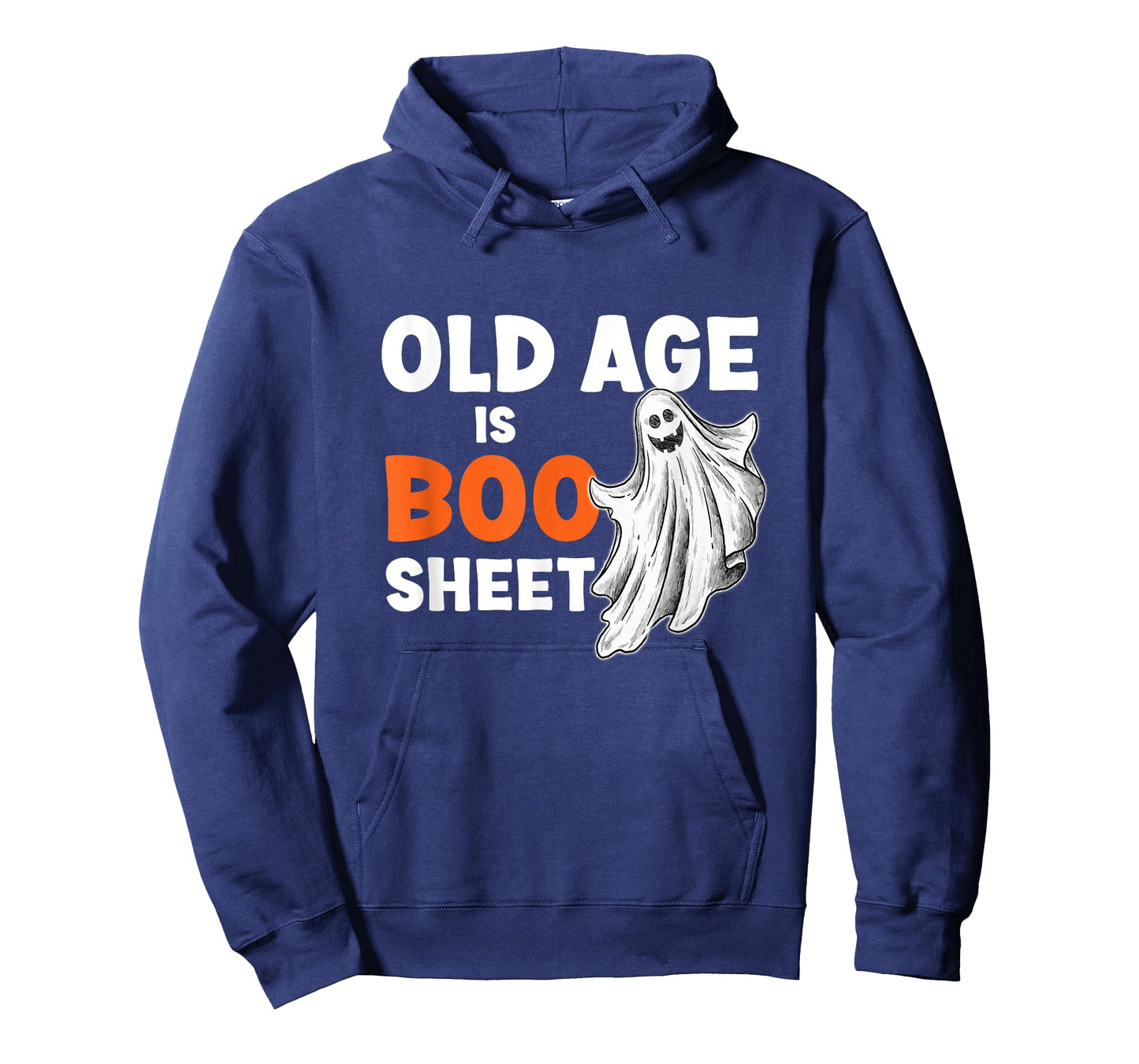 Old Age Is Boo Sheet Funny Senior Citizen Geezer Halloween T-Shirt