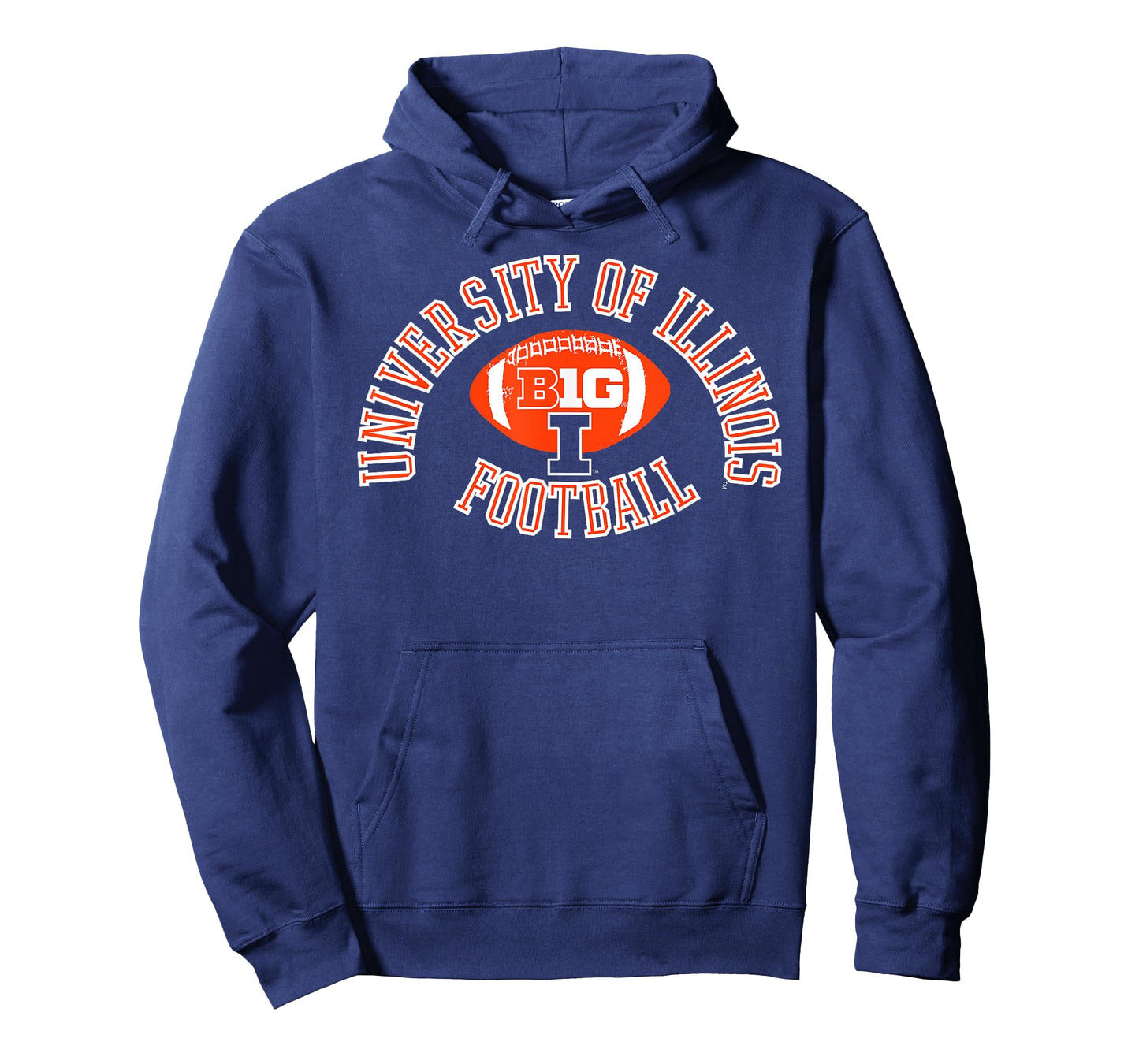 Illinois Fighting Illini Big 10 Football Huddle Navy T-Shirt