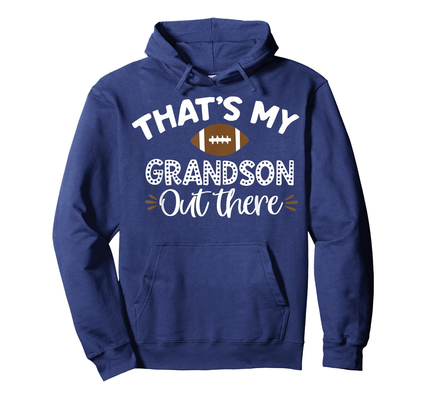 That's My Grandson Out There Funny Football Grandma T-Shirt