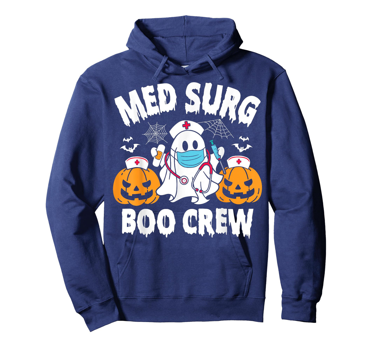 Med Surg Boo Crew Funny Ghost Women Nurse Halloween T-Shirt