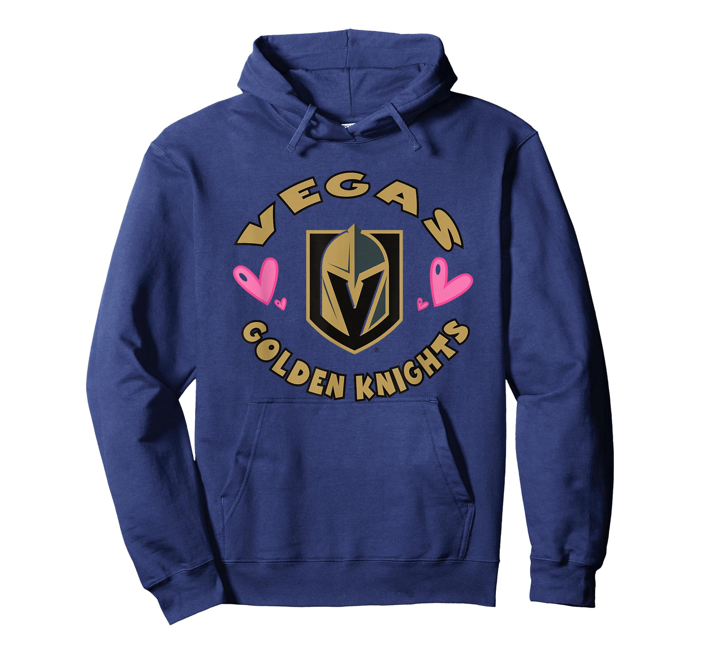 Vegas Golden Knights Valentine Hearts Officially Licensed T-Shirt