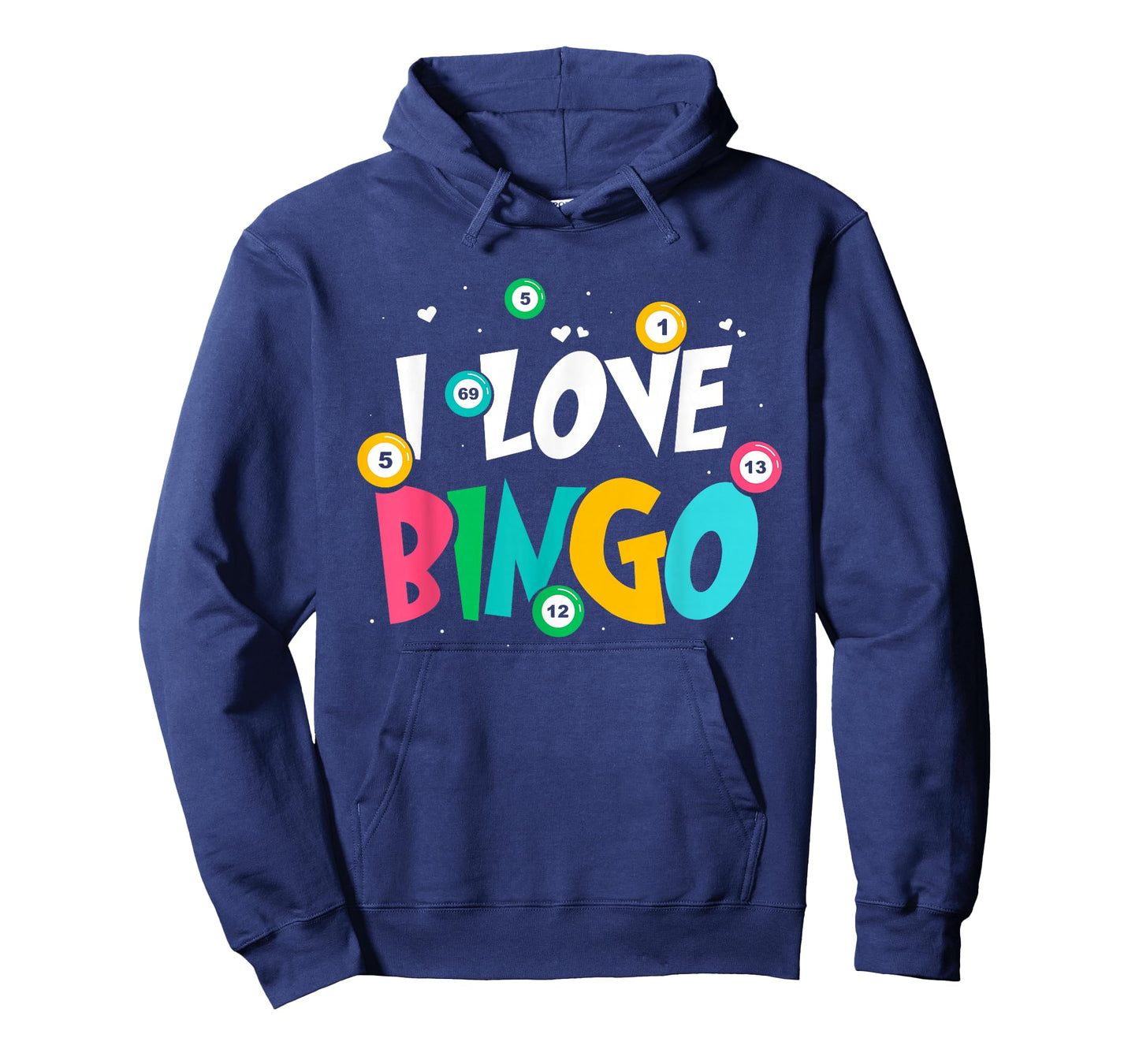 I Love Bingo Game Lover Player Humor T-Shirt