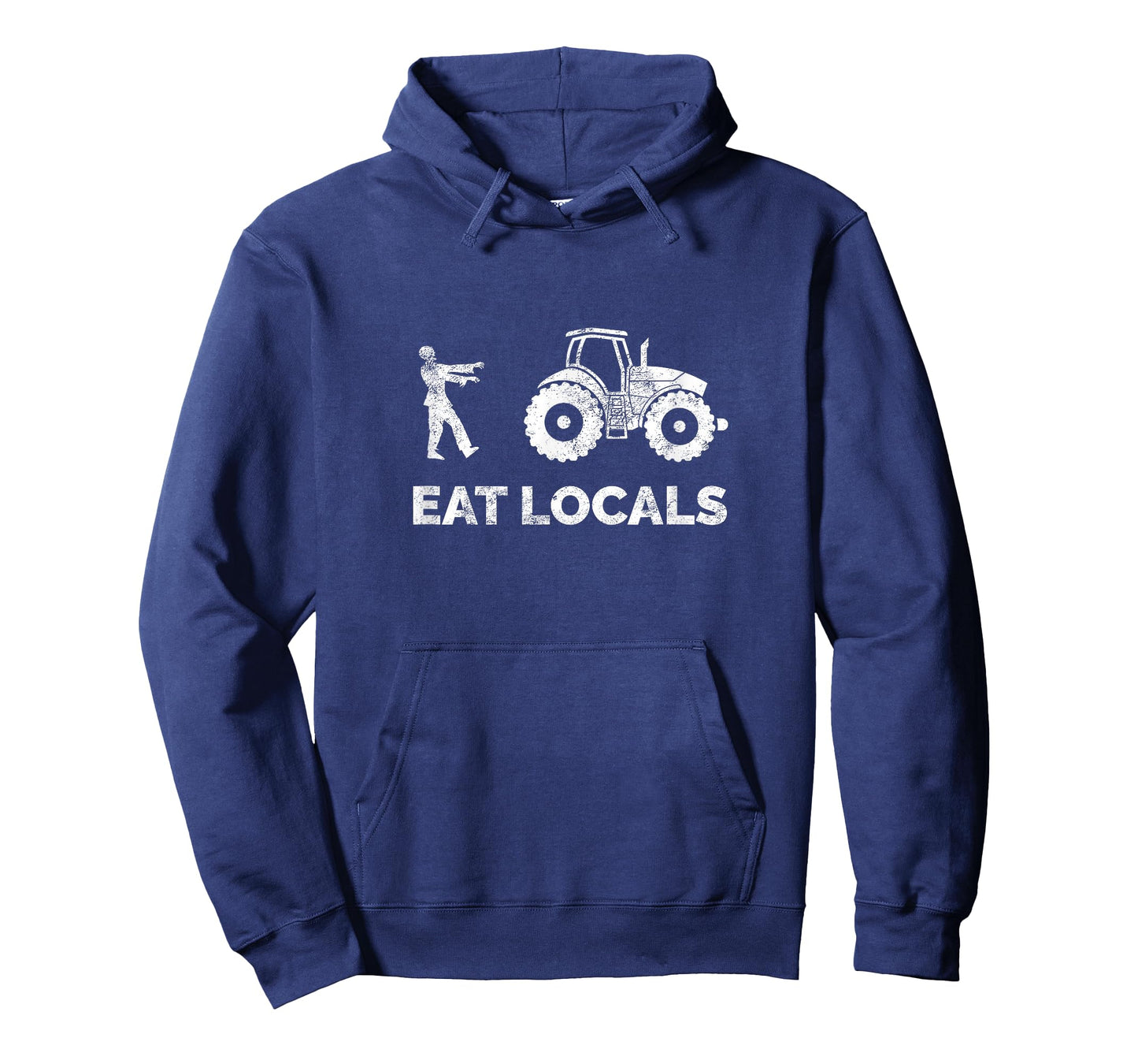 Eat Locals | Funny Zombie Farming Tractor T-Shirt T-Shirt