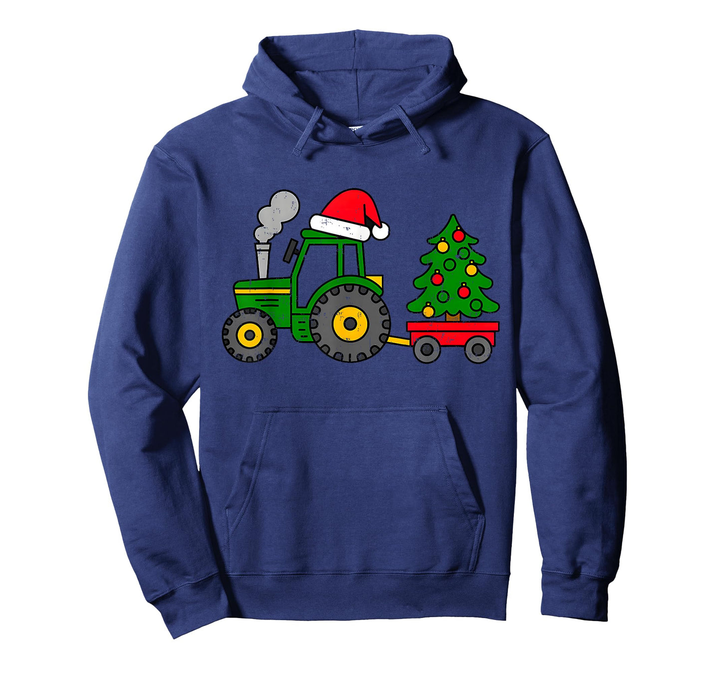 Farm Christmas Tractor Tree Xmas Truck Boys Kids Toddler T-Shirt