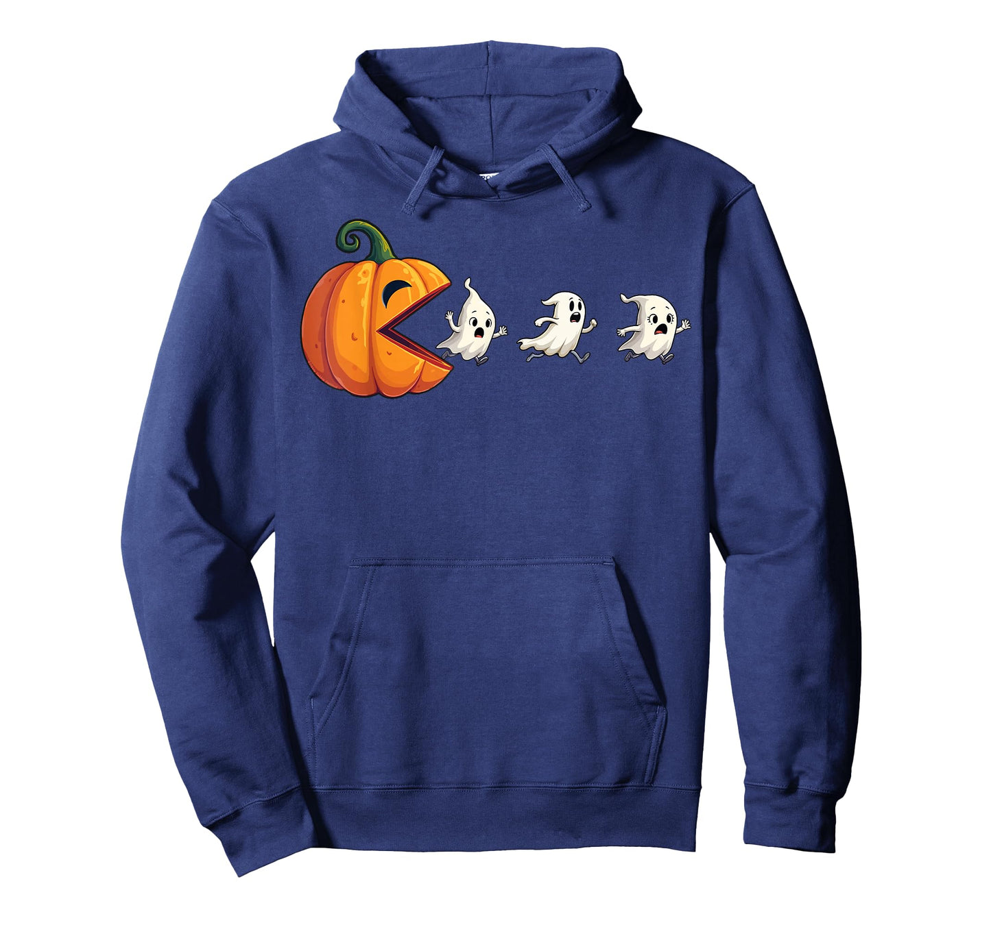 Funny Halloween Gamer Pumpkin Eating Ghosts T-Shirt