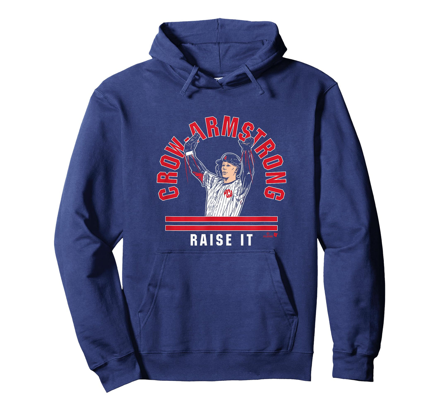 Pete Crow-Armstrong: Raise The Roof - Chicago Baseball T-Shirt