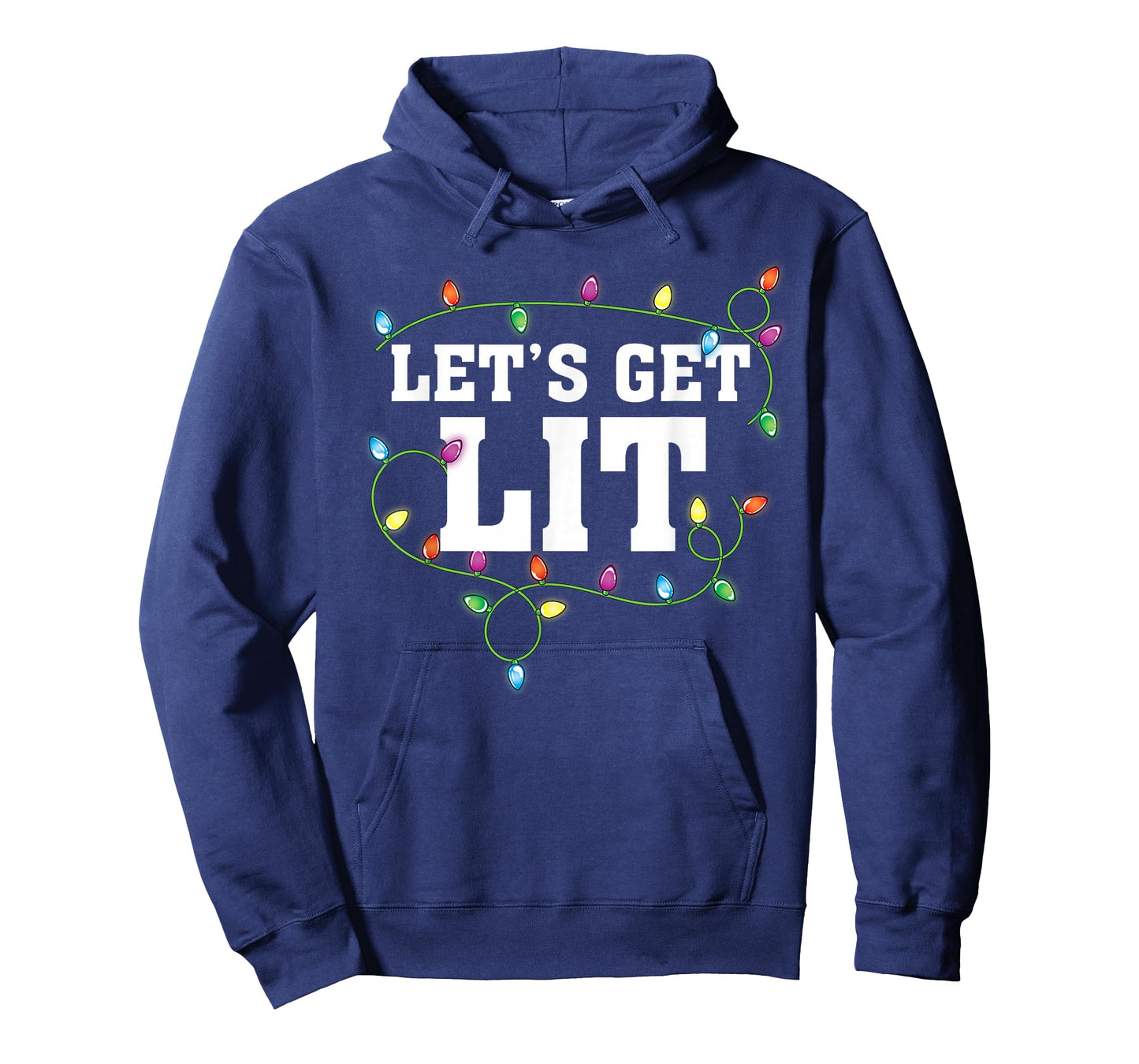 Christmas Funny Cute Let's Get Lit Xmas T-Shirt